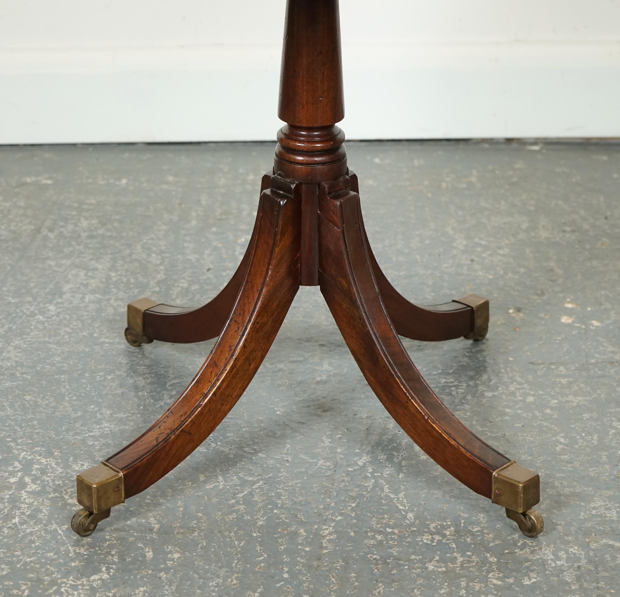 REVOLVING MILITARY CAMPAiGN REGENCY STYLE DRUM SIDE END TABLE BEVAN FUNNELL For Sale 2