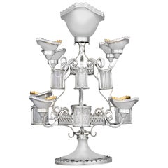 Drehbare alte Sheffield Silver Plate Epergne