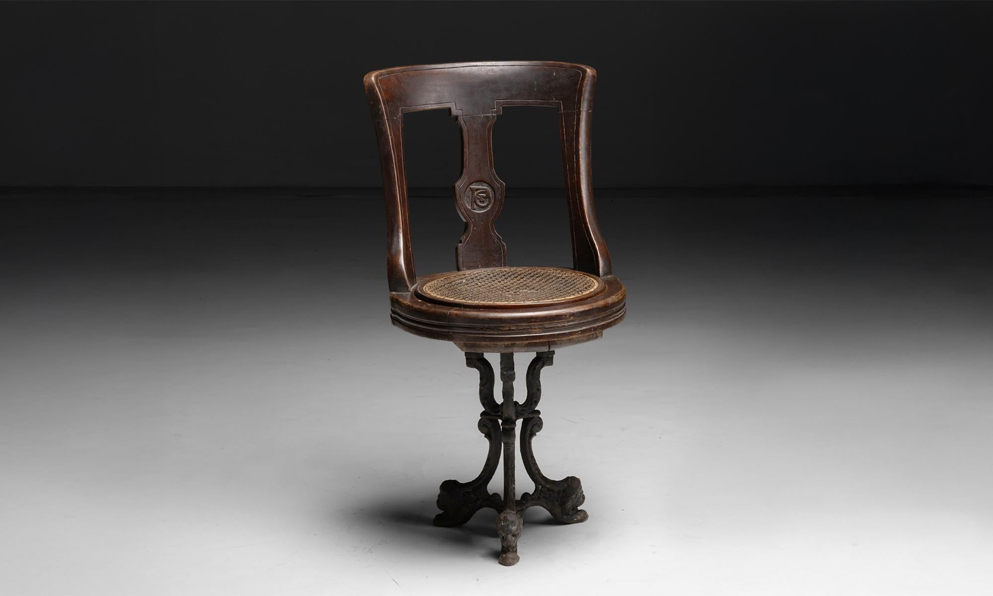 Revolving Ship Chair, England circa 1870 1