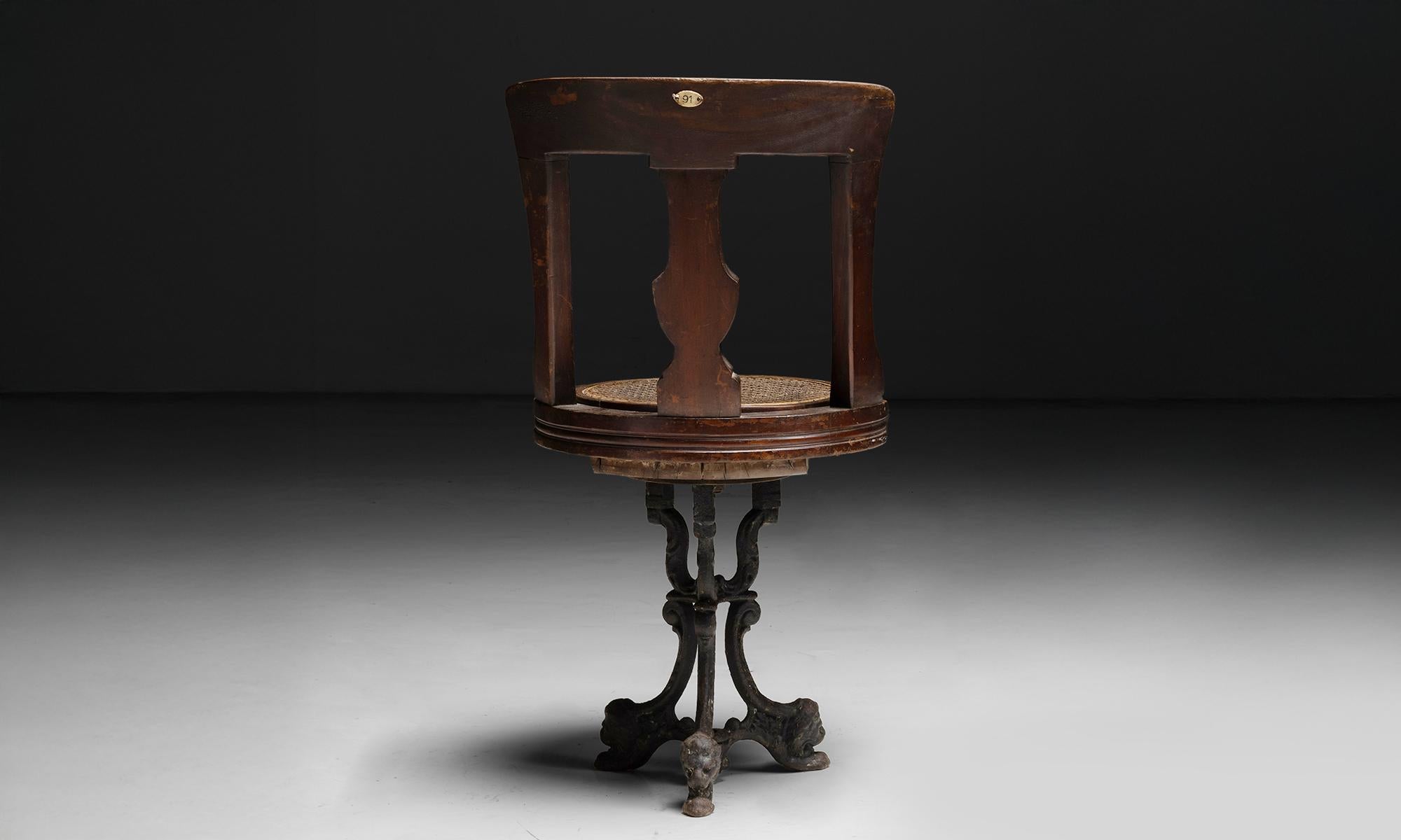 Revolving Ship Chair, England circa 1870 2