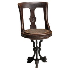 Antique Revolving Ship Chair, England circa 1870