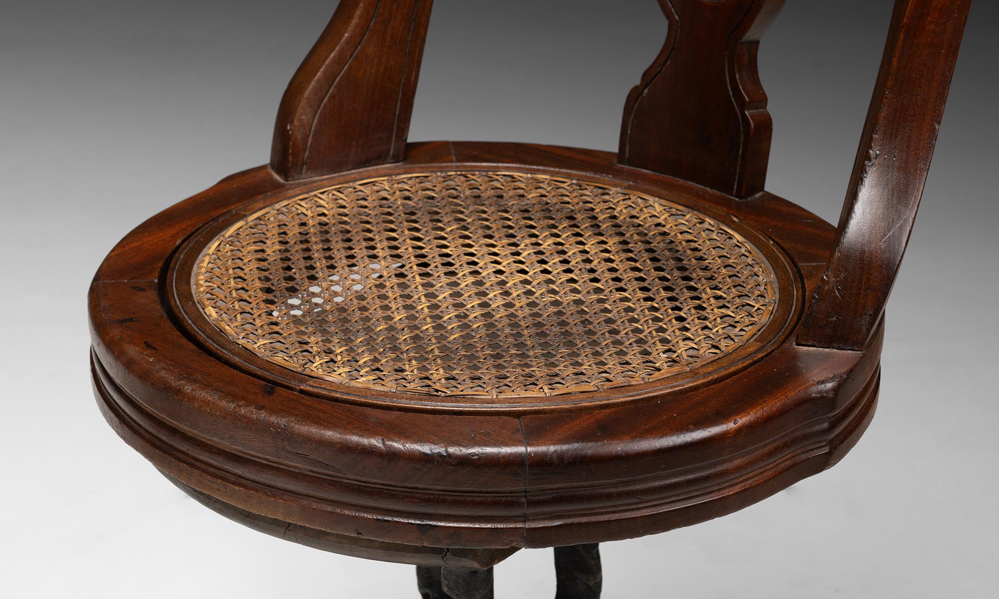 Revolving Ship Chair(s), England circa 1870 In Good Condition For Sale In Culver City, CA