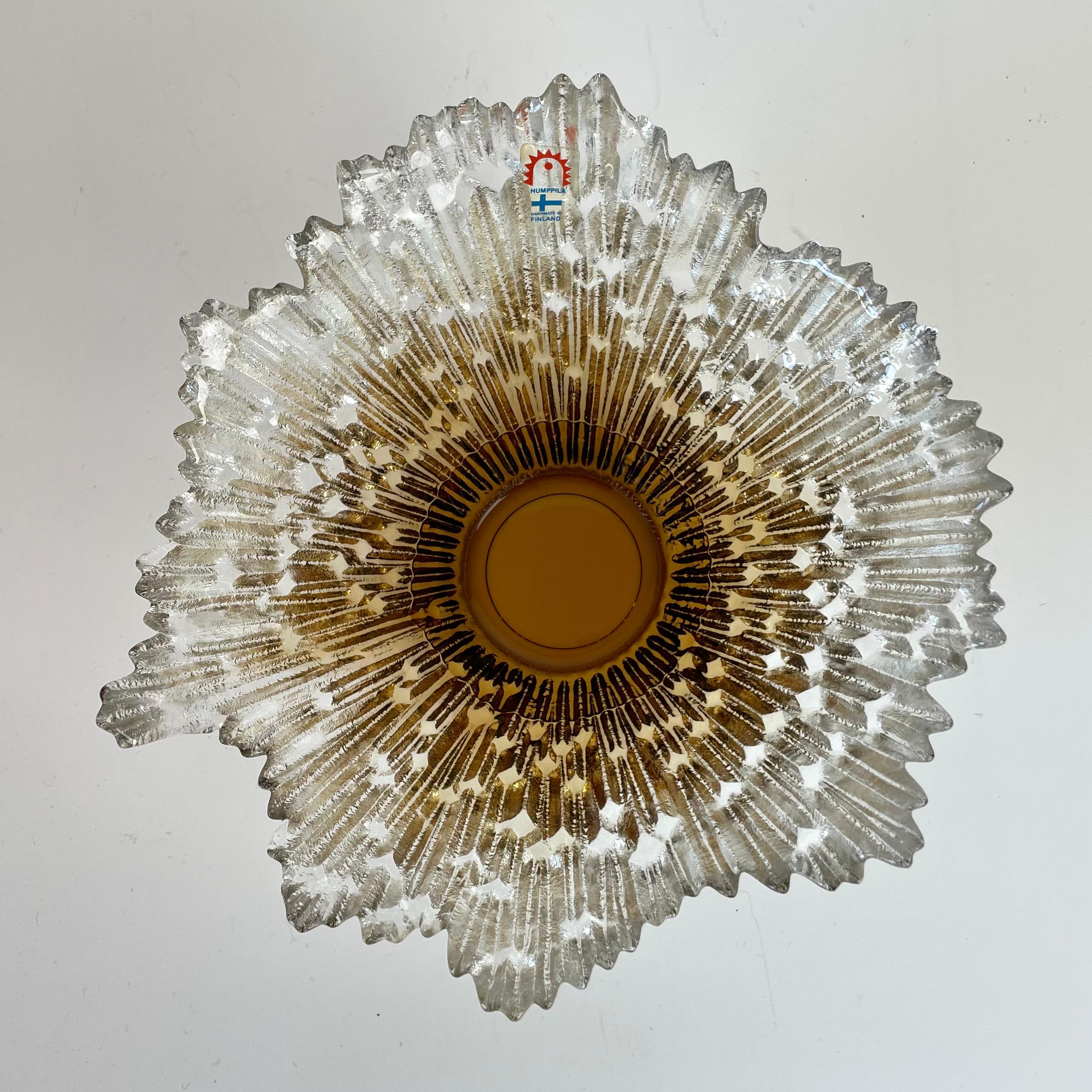 Fin du 20e siècle Bol en verre Revontulet (Lights) - 1972 - Design/One en vente