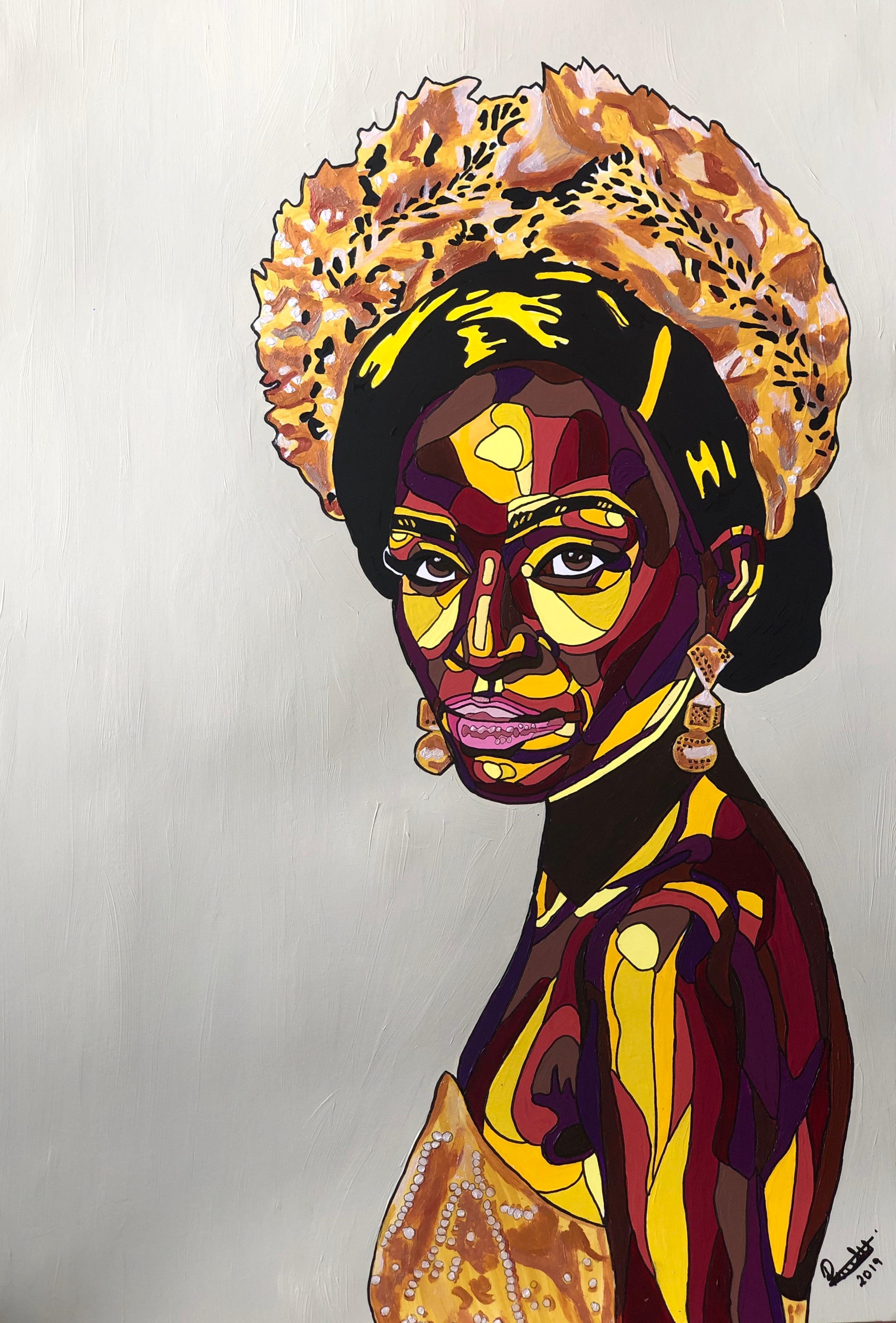 REWA Portrait Painting - NWUNYE II