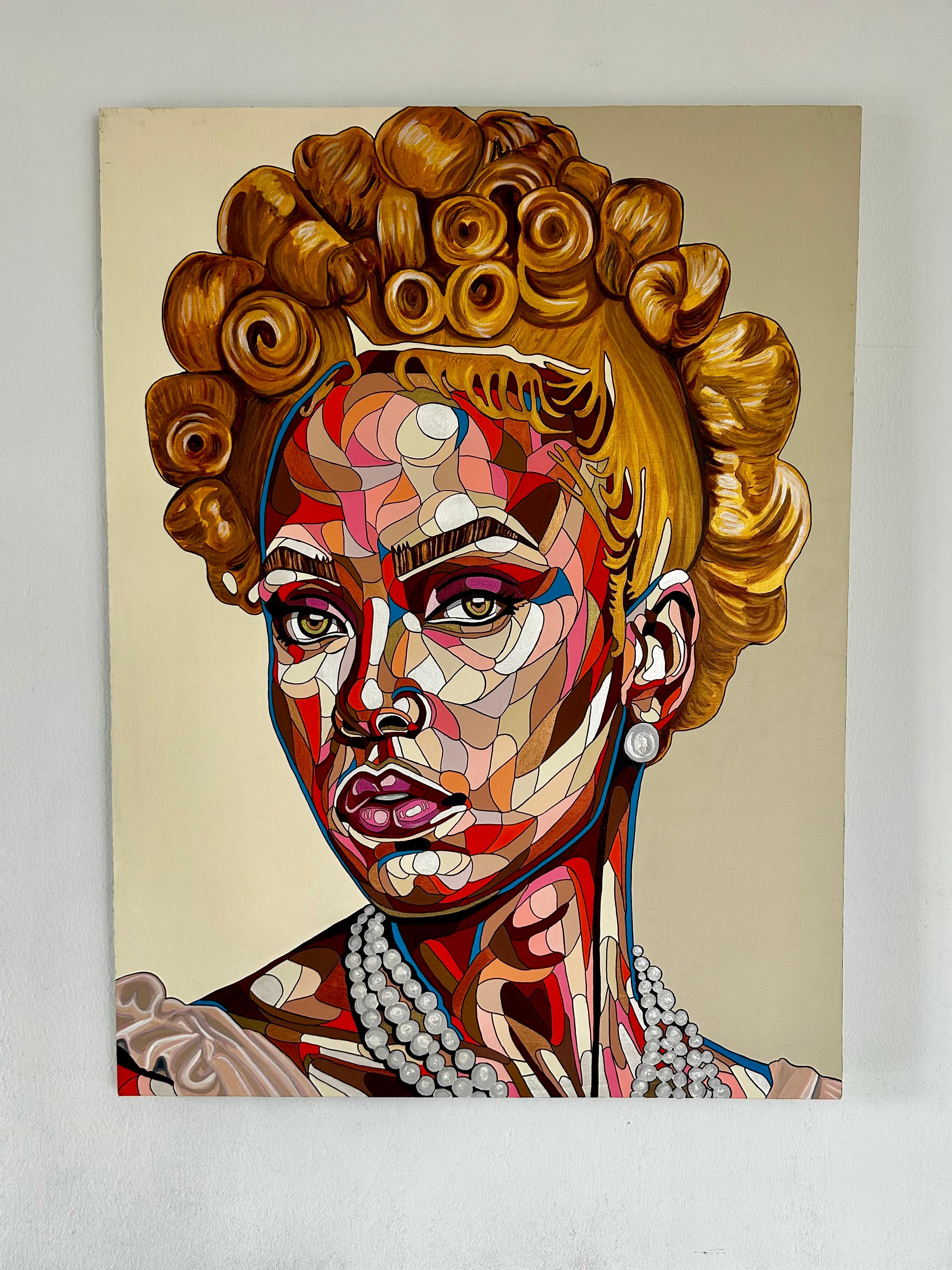 amaka  Schönheit – Painting von REWA