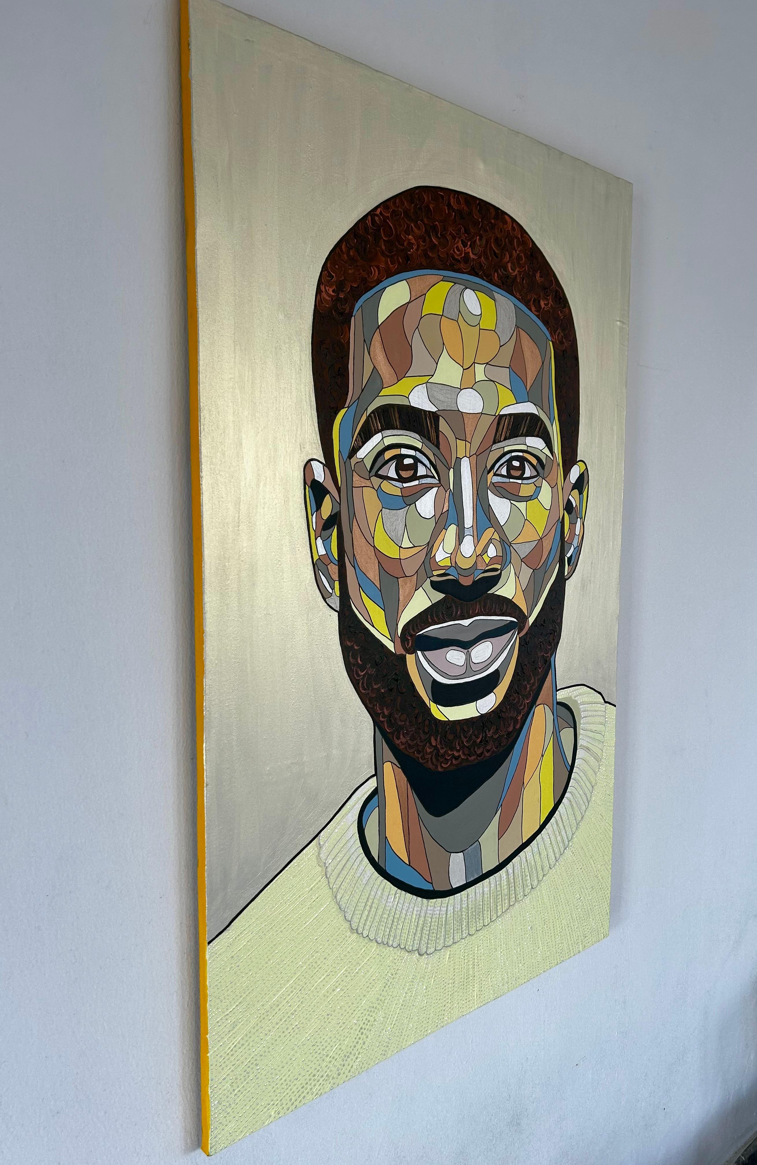 chinonso  Dios está siempre cerca - Painting Contemporáneo de REWA