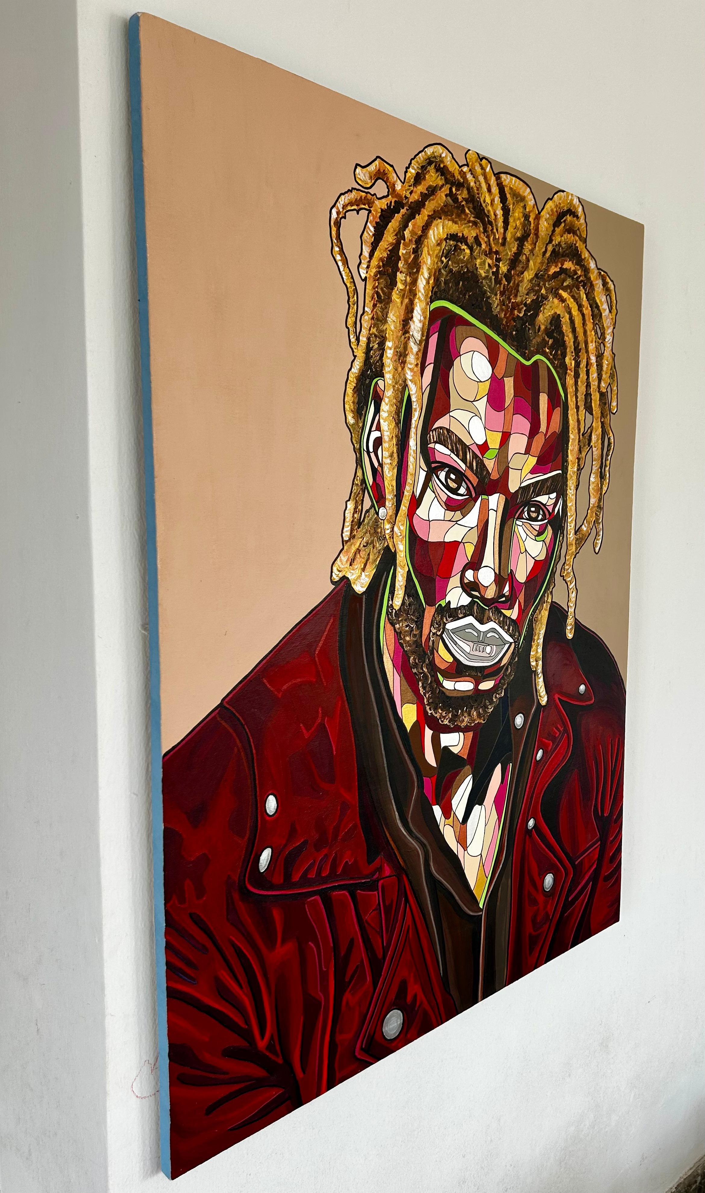 ezeigbo  Rey Igbo - Painting Contemporáneo de REWA