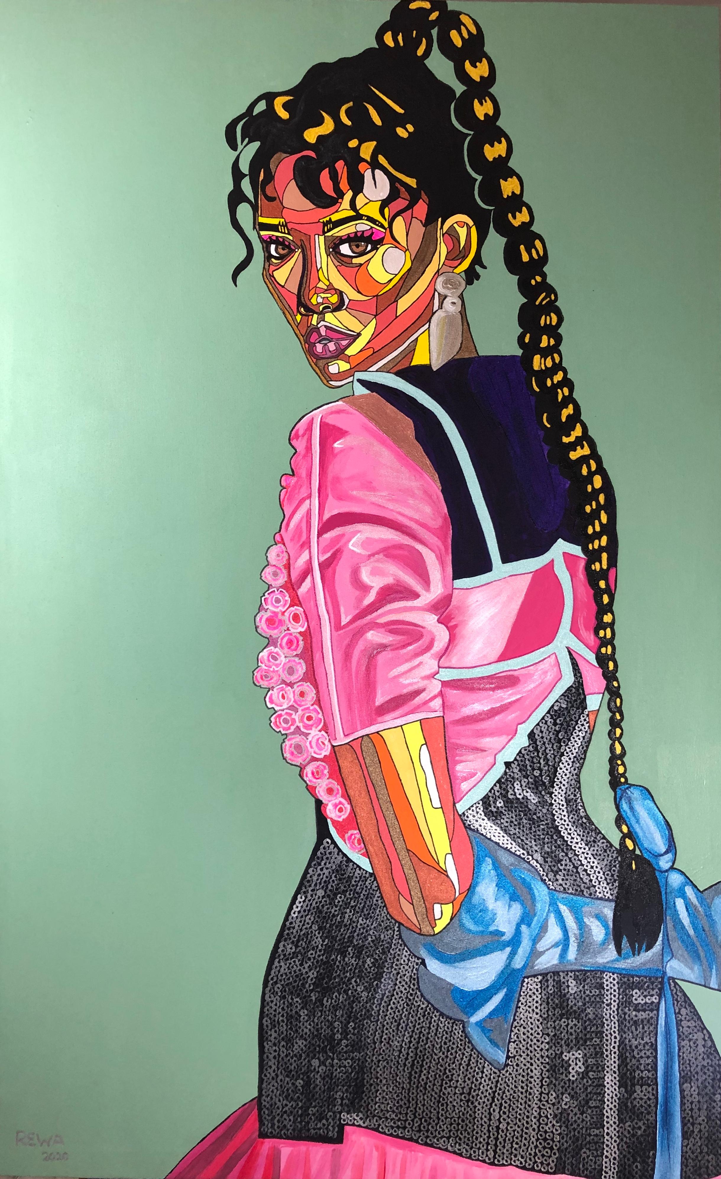 REWA Portrait Painting - kambili - Let Me Live