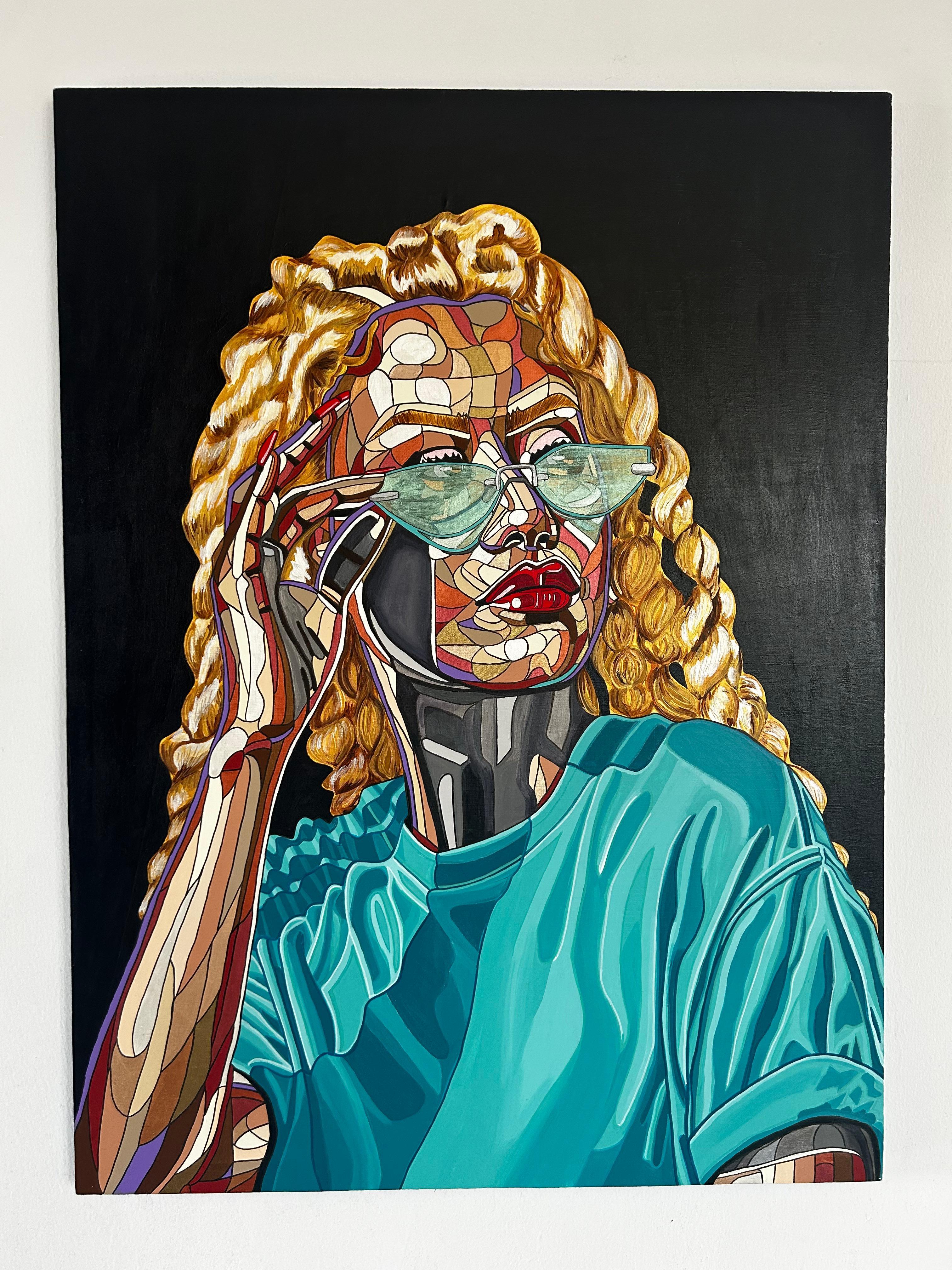 lebechi  Guarda a Dio - Painting di REWA