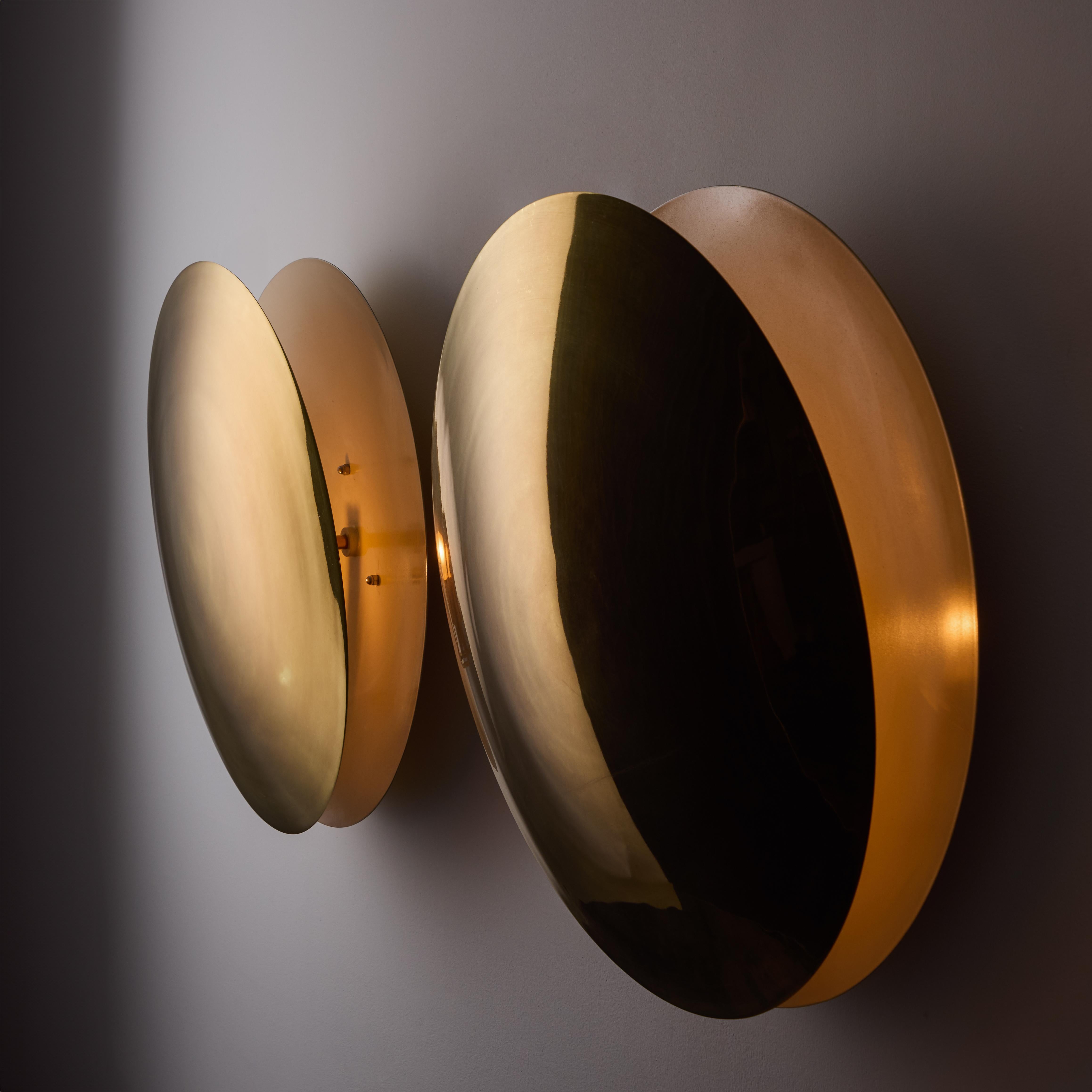 Enameled Rewire Custom XL 'Castanet' Sconces For Sale