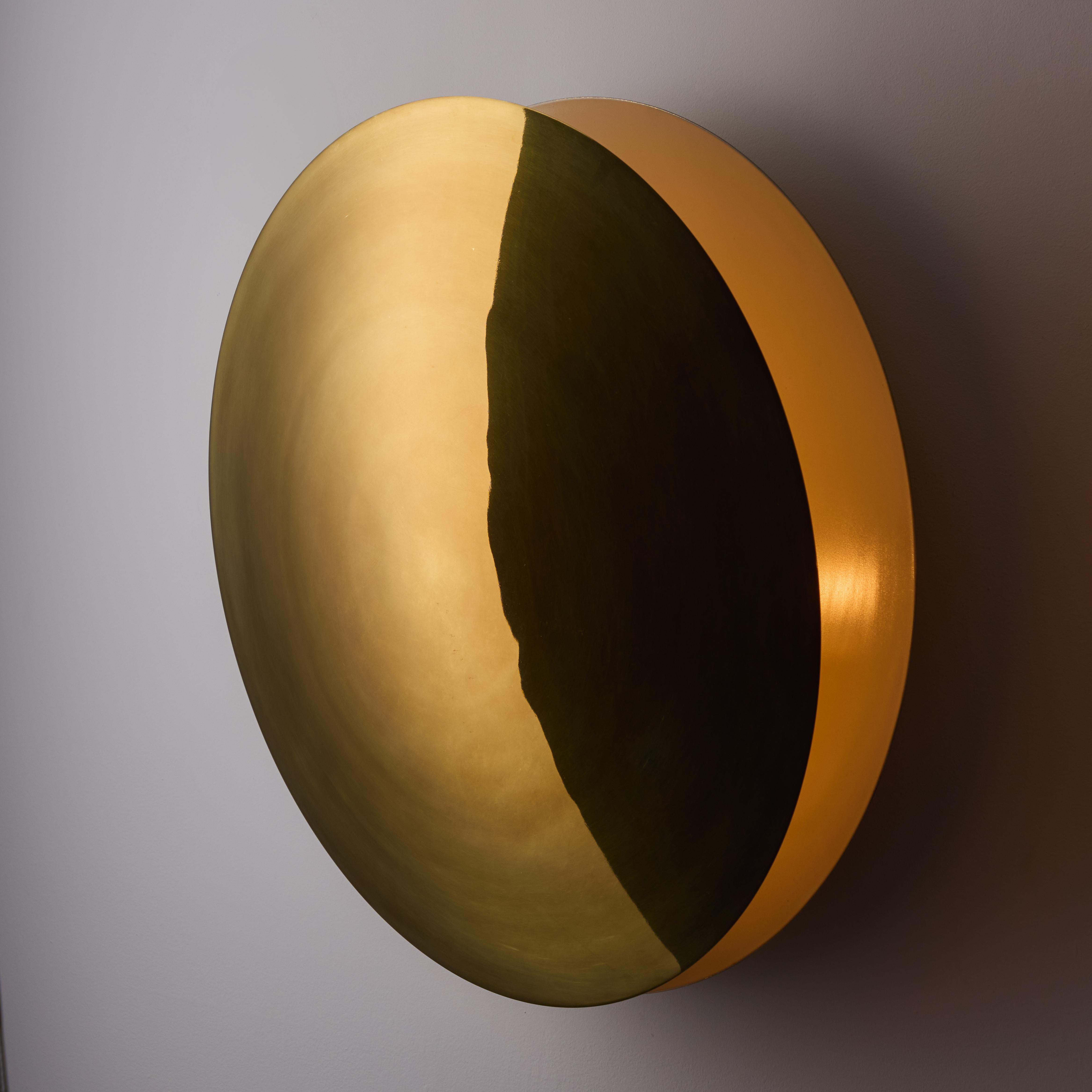 Brass Rewire Custom XL 'Castanet' Sconces For Sale