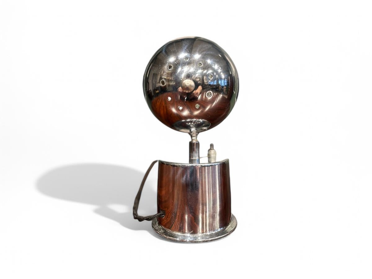 20ième siècle Lampadaire moderne brésilien Rewire en chrome plaqué, Dominici, années 1950 - Lot 99 en vente