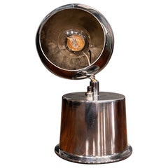 Lampada da terra moderna brasiliana in cromo placcato, Dominici, anni '50 - Lotto 99