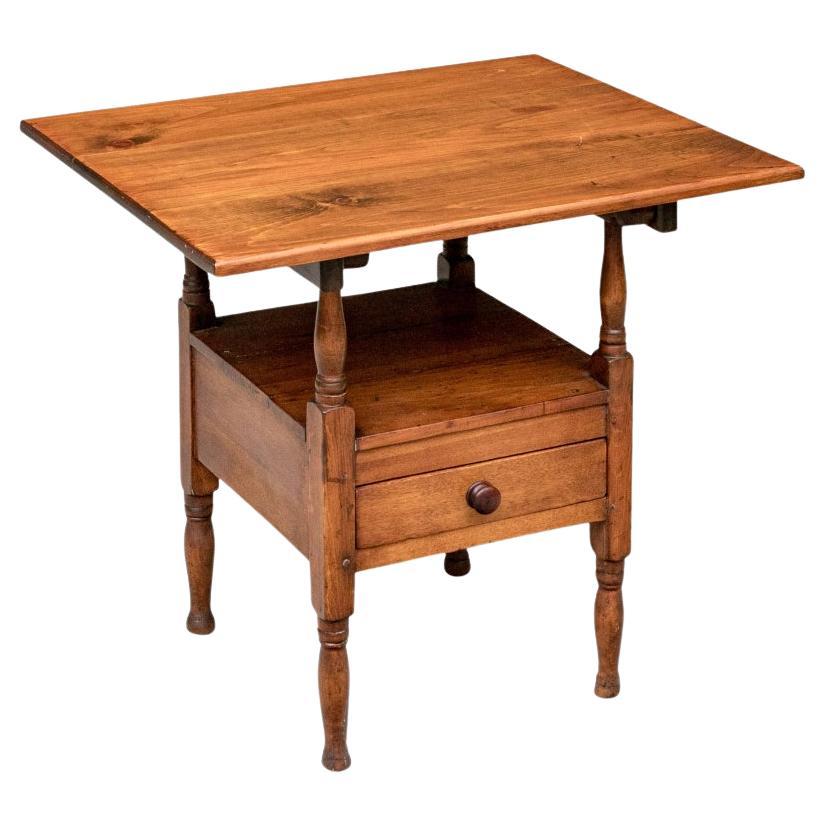 Reworked Antique Country Settle Table