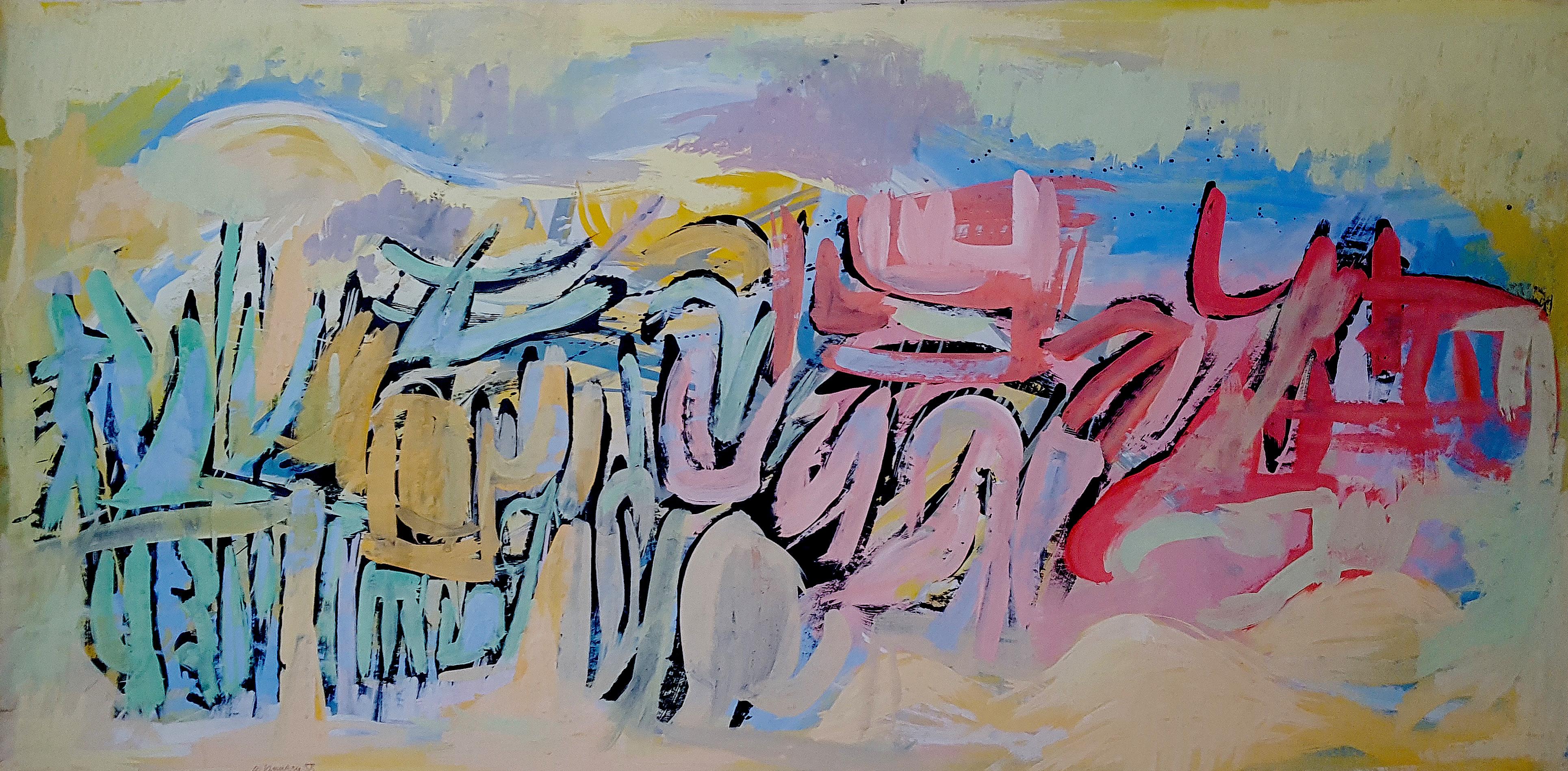 Rex Ashlock Abstract Painting - Untitled