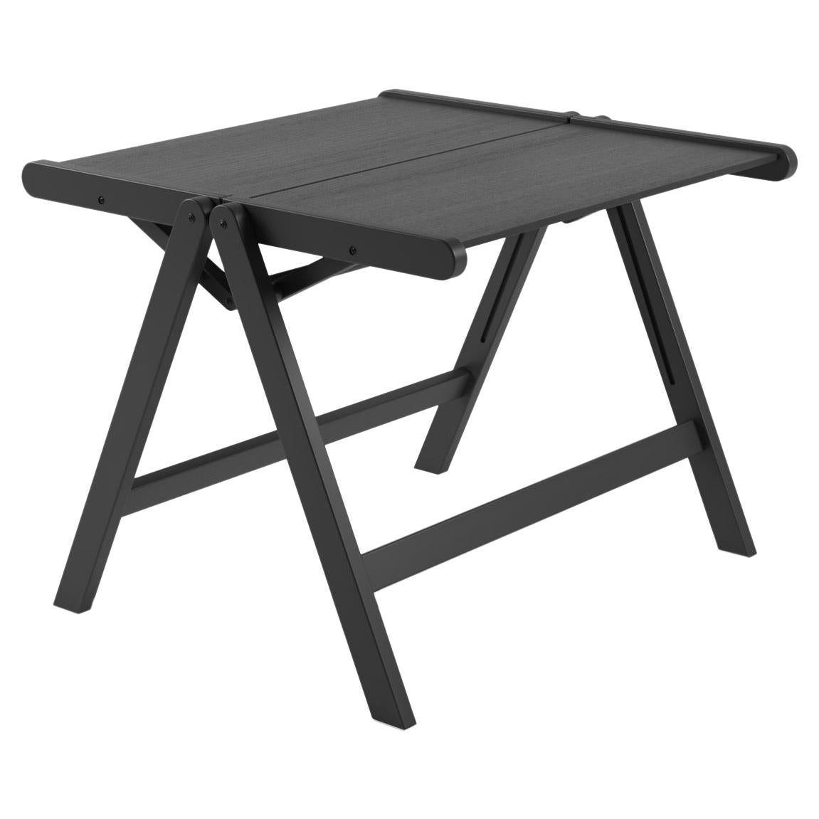 Rex Couchtisch aus schwarzer Eiche, massiver Rahmen + Sperrholz, Mid-Century Modern-Stil im Angebot