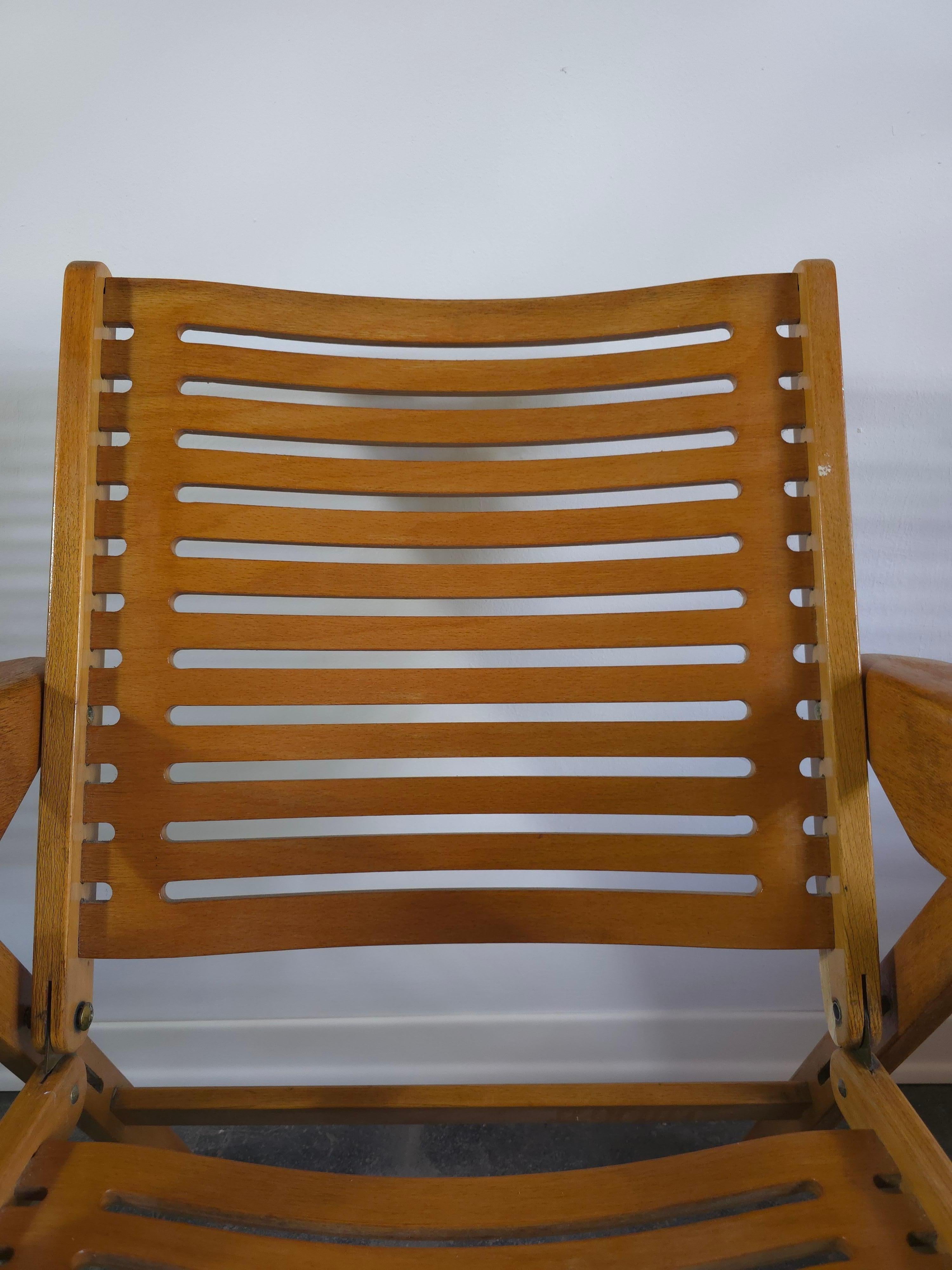 REX Folding chair 1970s en vente 4