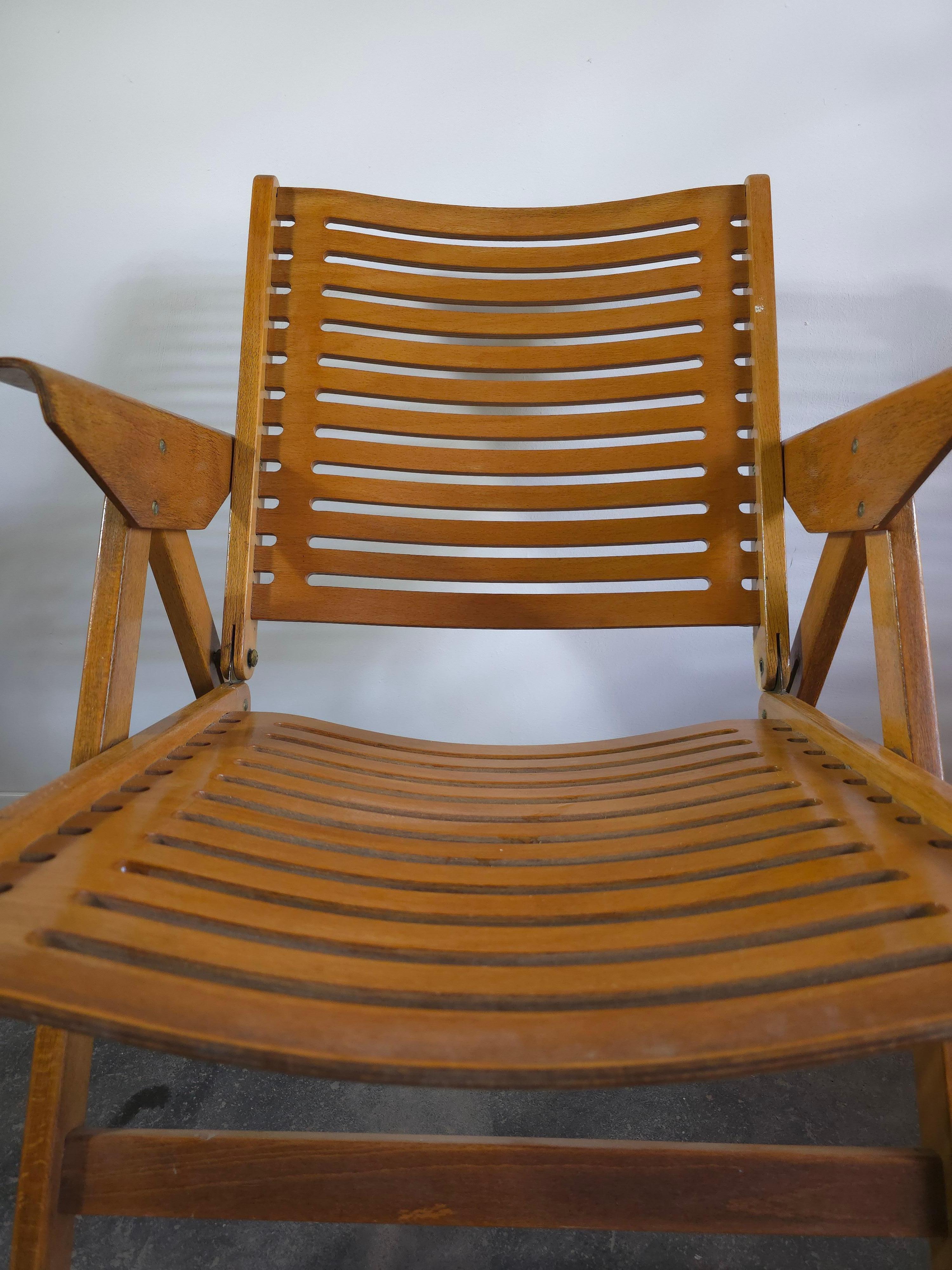 REX Folding chair 1970s en vente 5