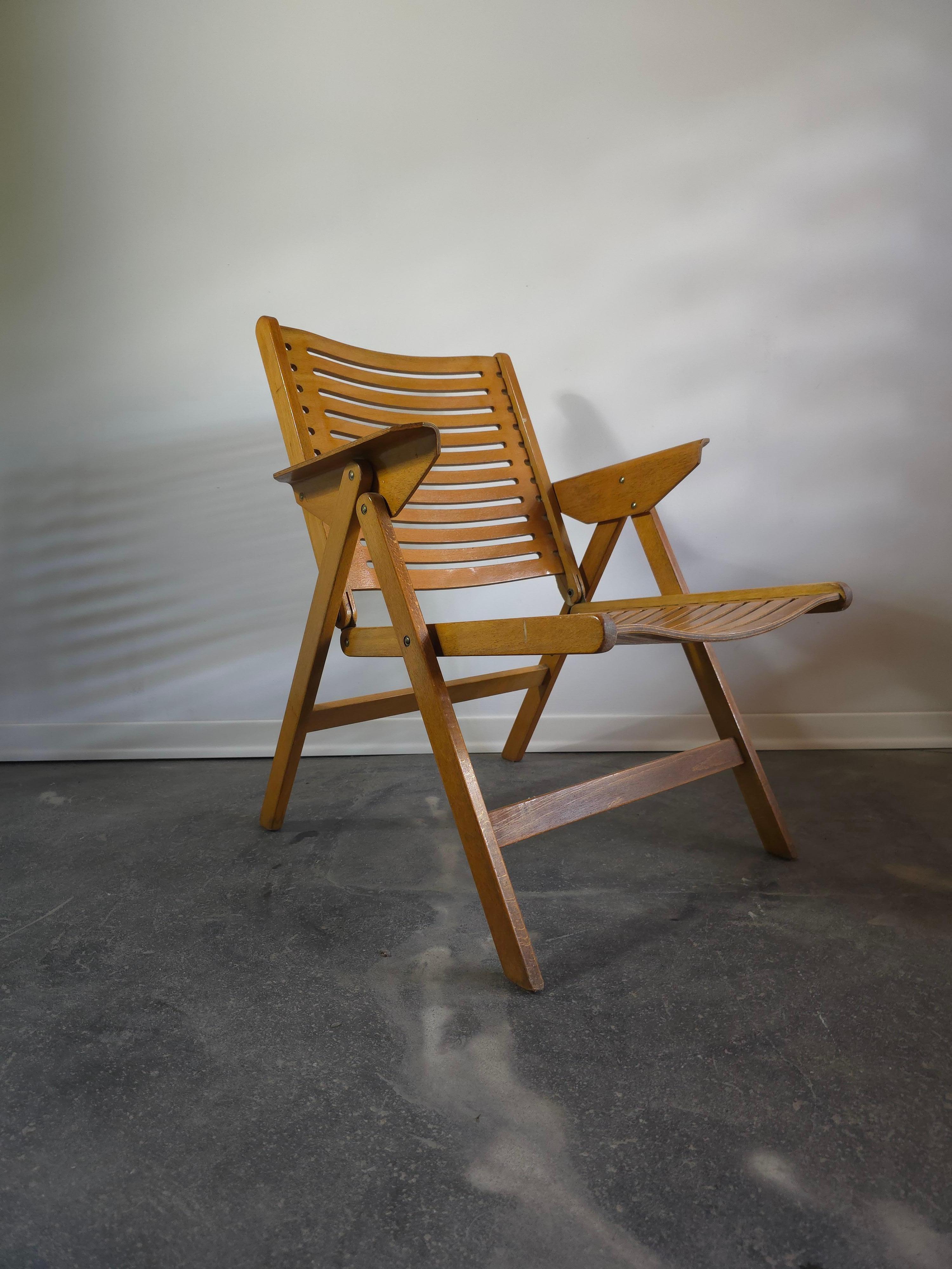 Mid-Century Modern REX Folding chair 1970s en vente