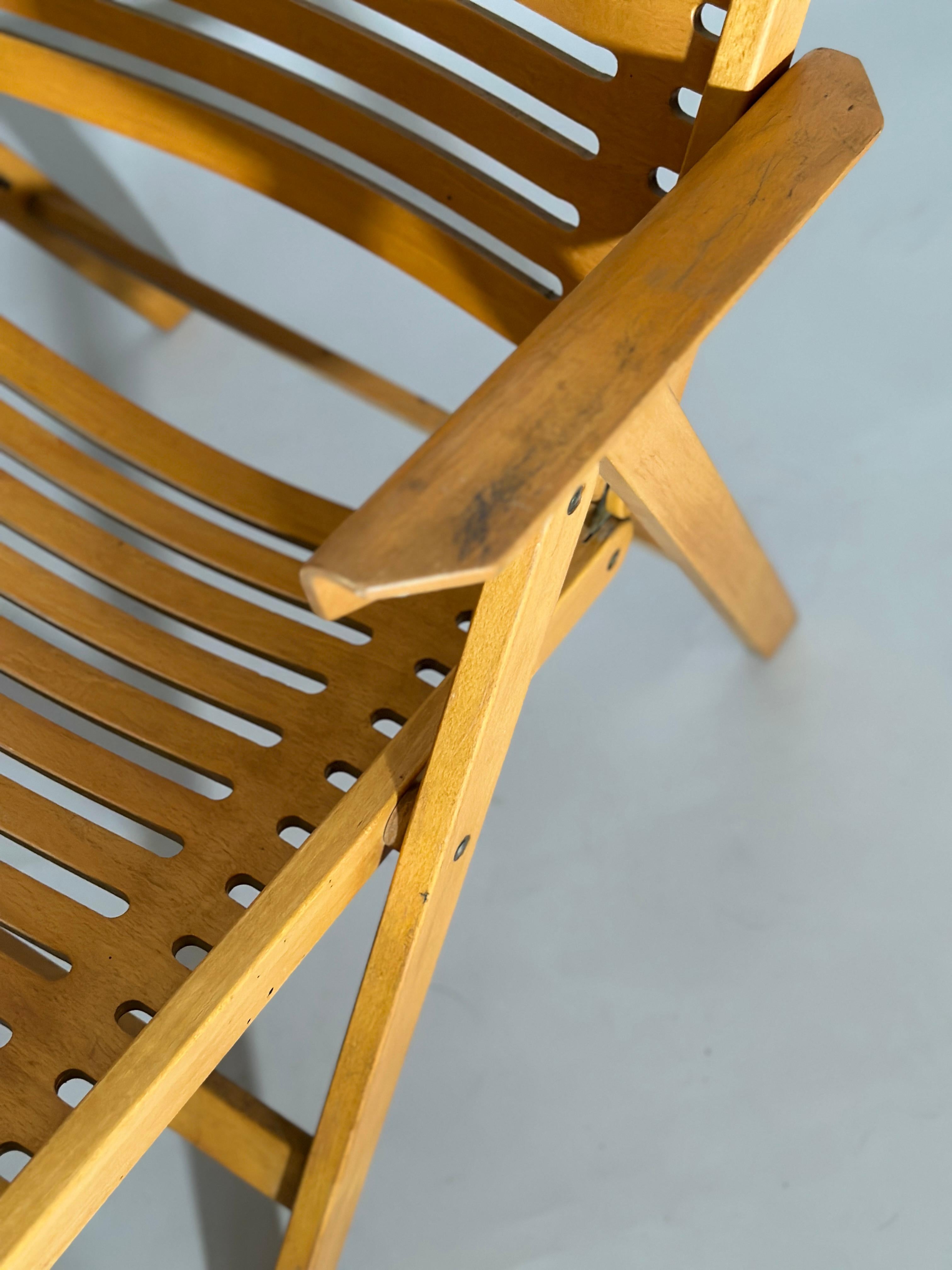 Contreplaqué Rex Foldes Chair by Nikos Kralj 1950s en vente