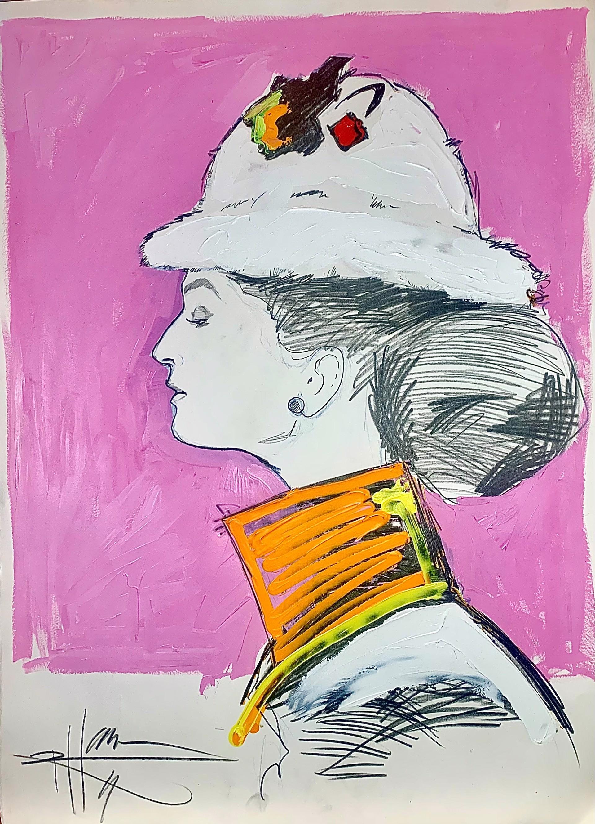 Hepburn - Painting by Rex Hausmann