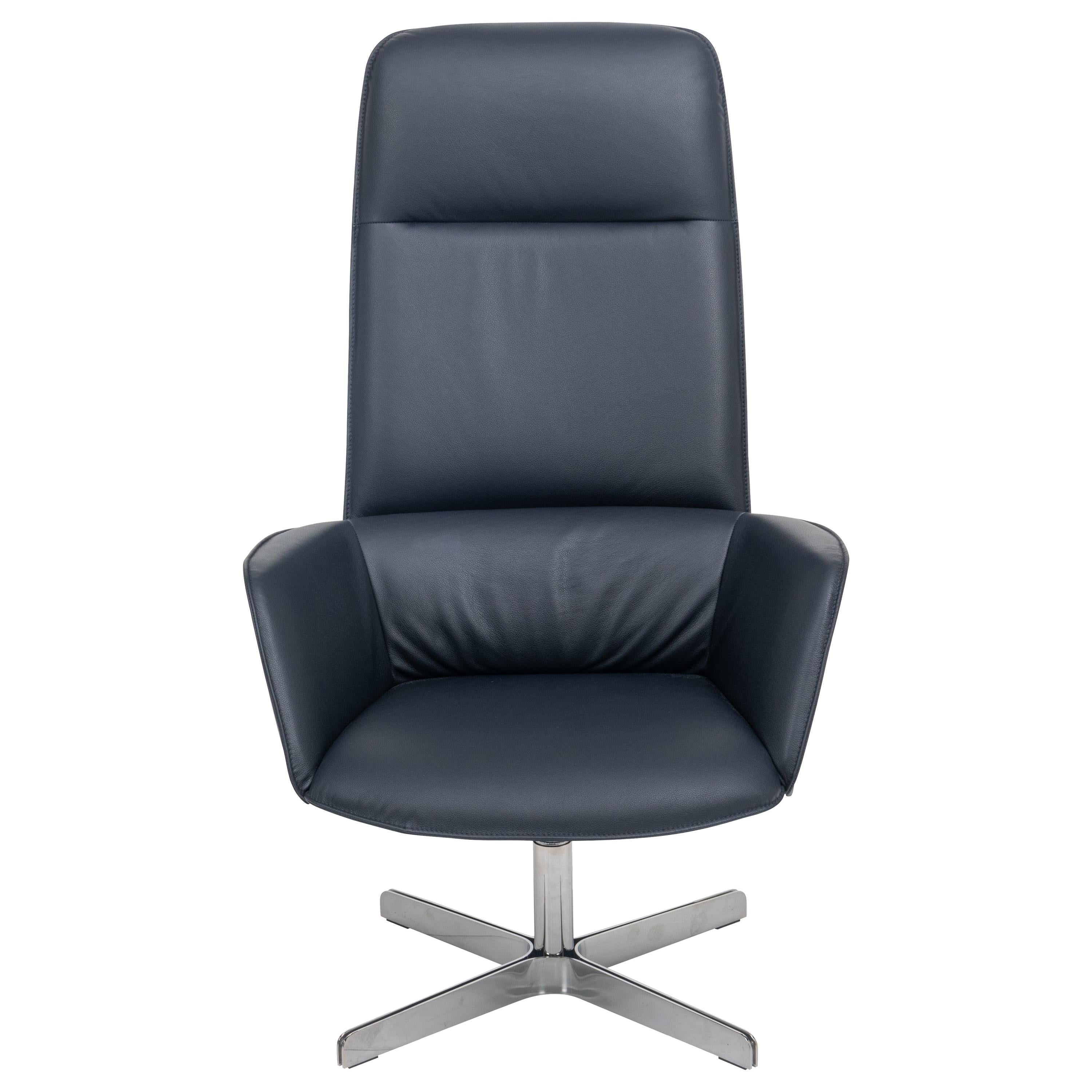 Rex Posture Support Leather Armchair by FSM
