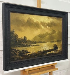 Dark Skies over Derwent Water in the English Lake District by British Artist