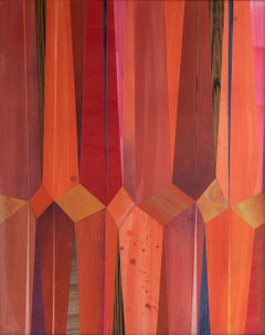 « Untitled » de Rex Ray, collage de techniques mixtes sur lin, 2007