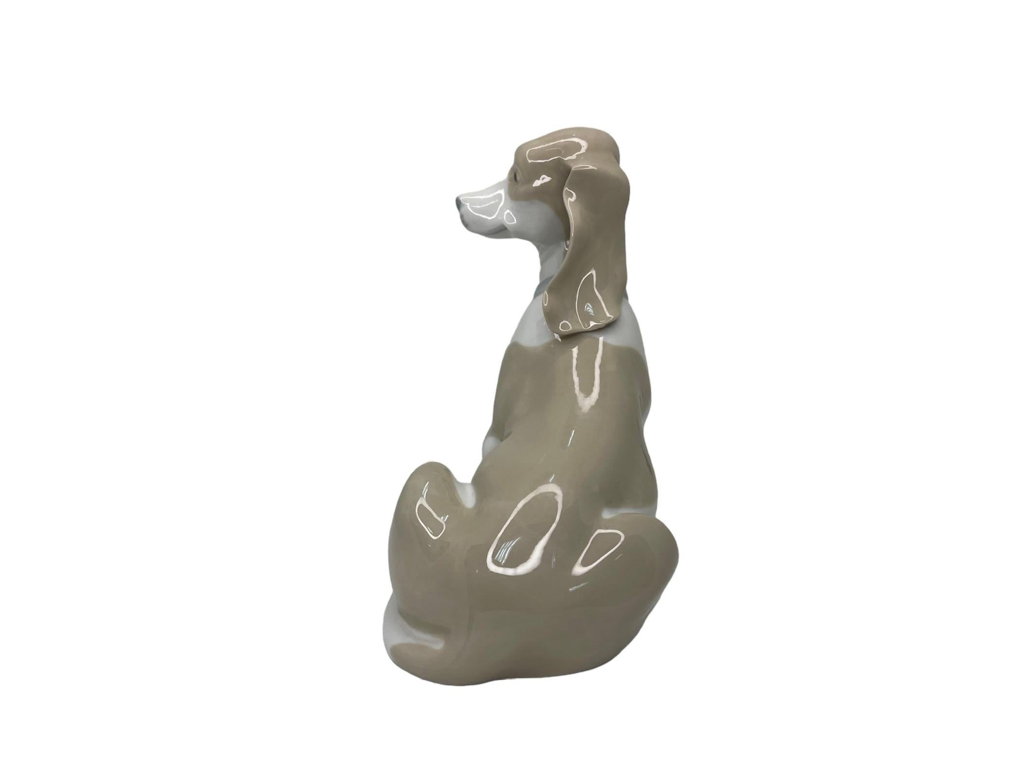 Molded Rex Valencia Porcelain Figurine Of A Hummelwerk Dog For Sale
