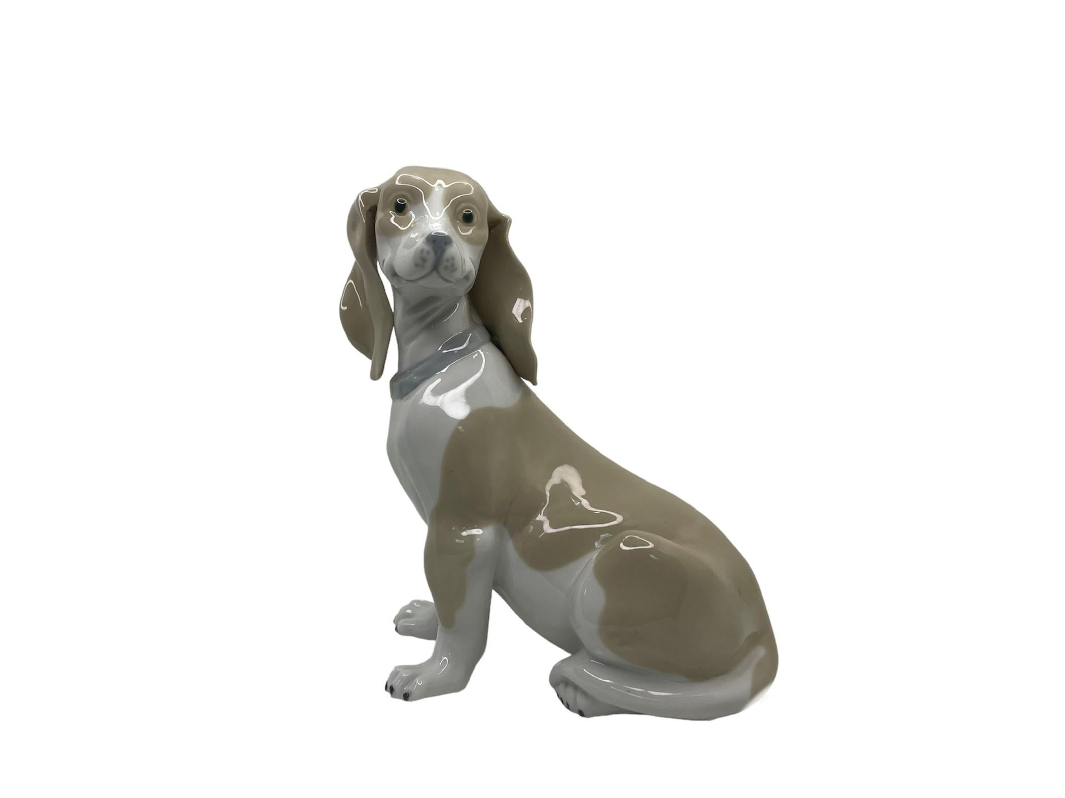 20th Century Rex Valencia Porcelain Figurine Of A Hummelwerk Dog For Sale