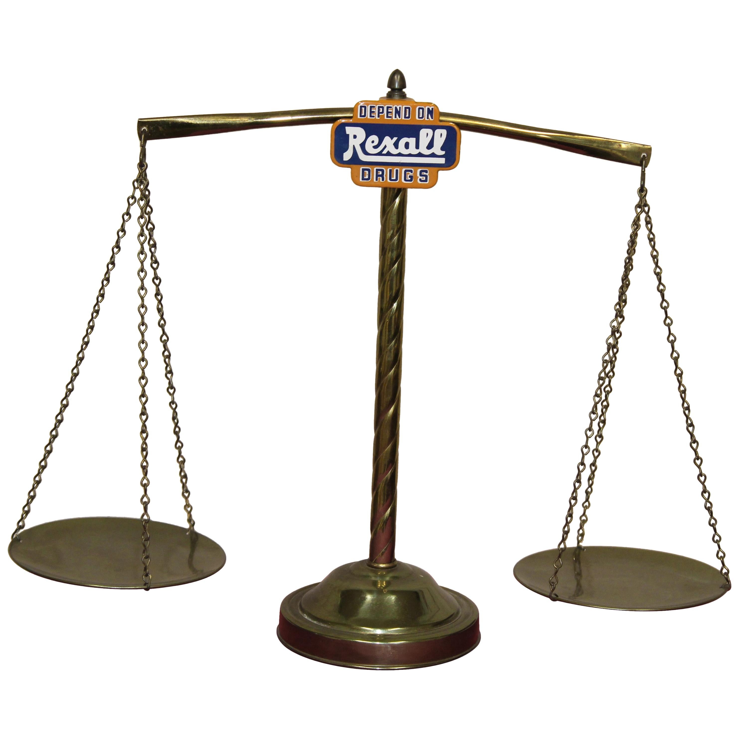 Rexall Drugs Pharmacy Balance Beam Scale For Sale