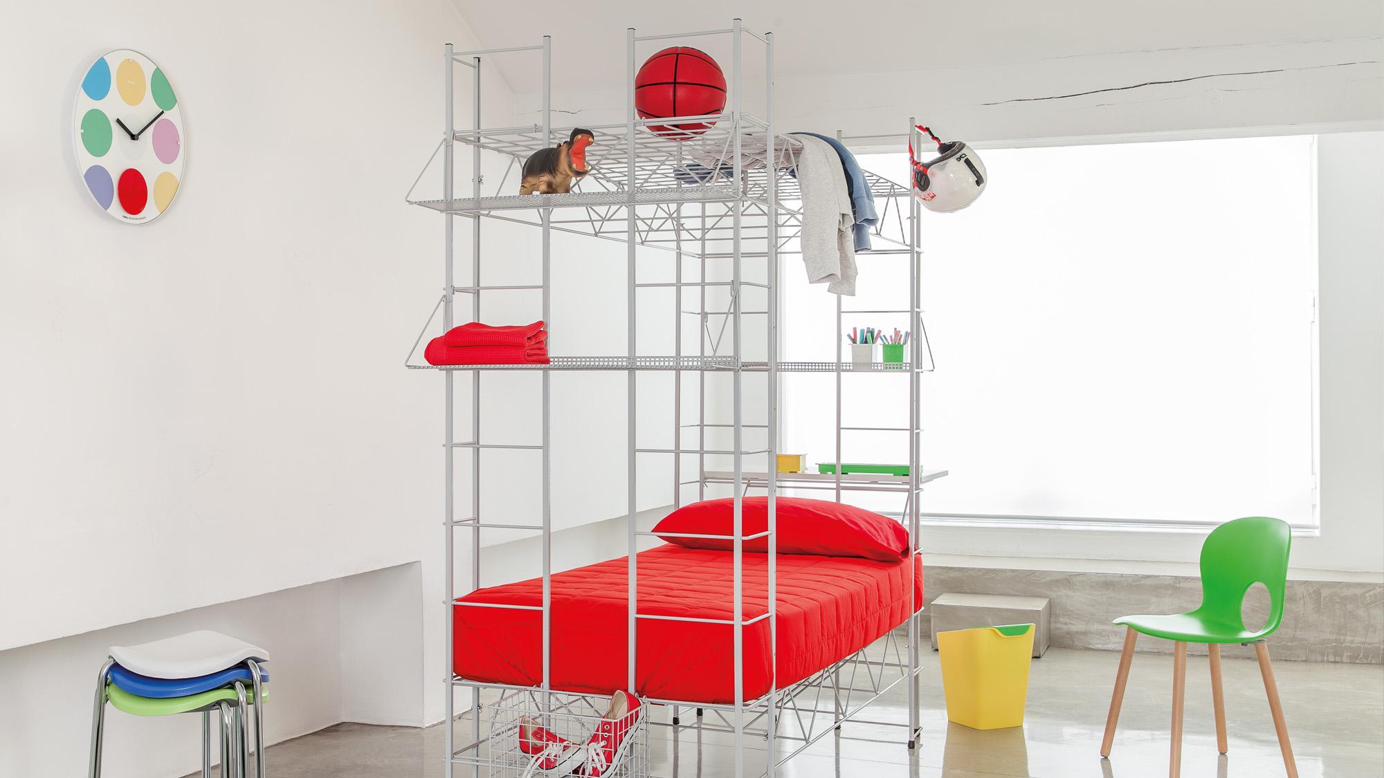 Italian Rexite Abitacolo (“Casetta”) – Multifunctional Bed, Accessorized Composition For Sale