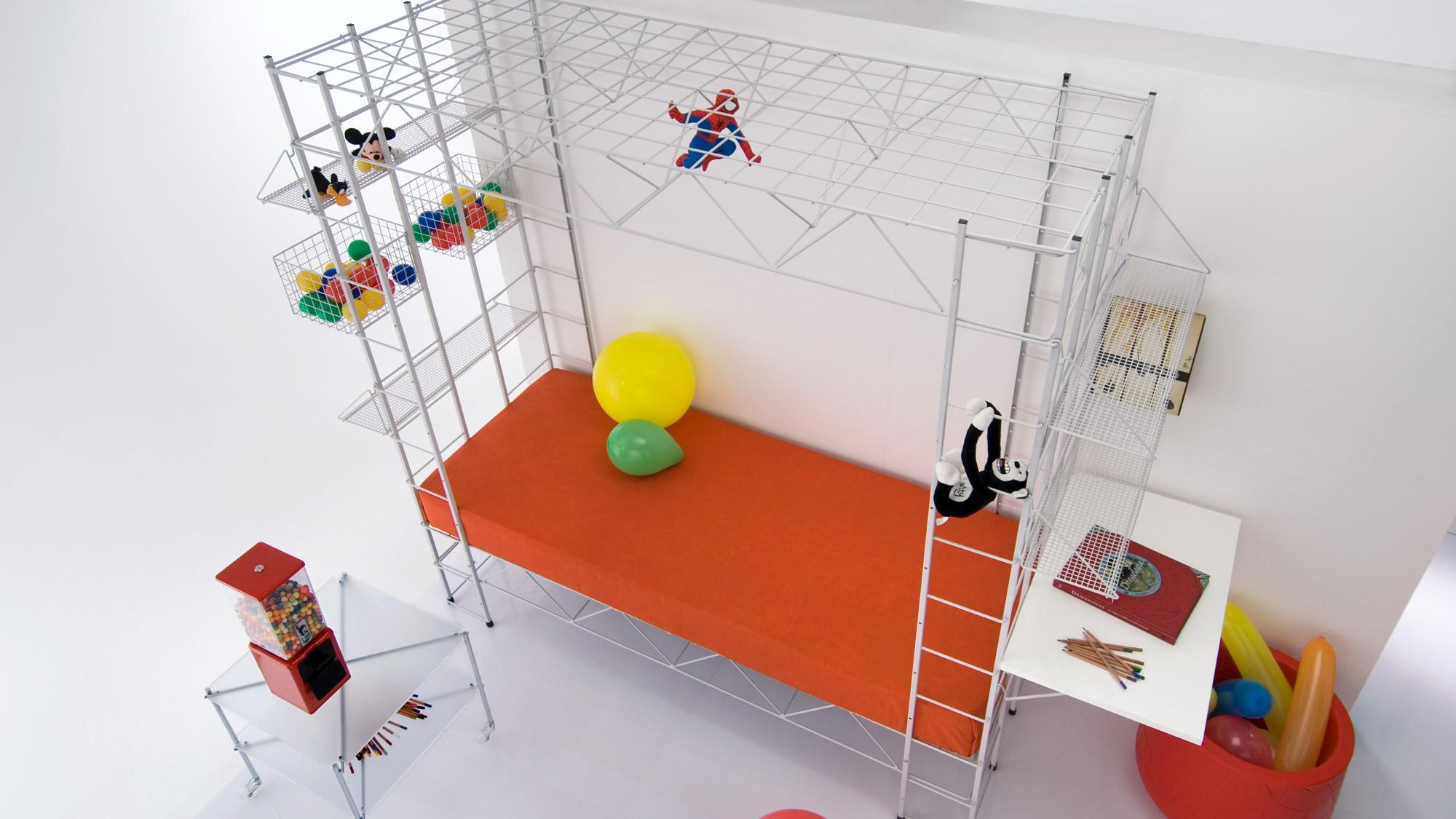 Contemporary Rexite Abitacolo (“Casetta”) – Multifunctional Bed, Accessorized Composition For Sale