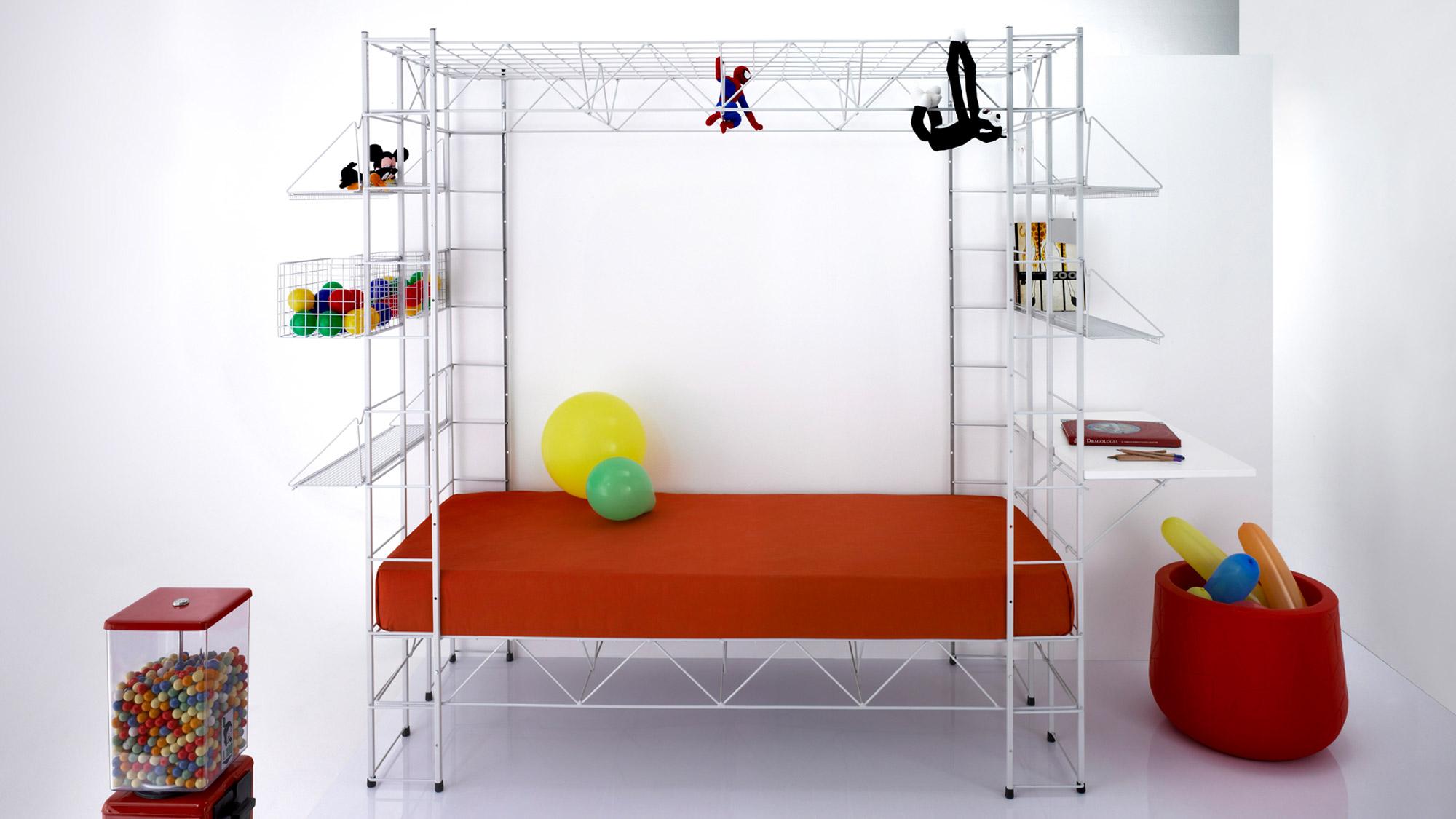 Steel Rexite Abitacolo (“Casetta”) – Multifunctional Bed, Accessorized Composition For Sale