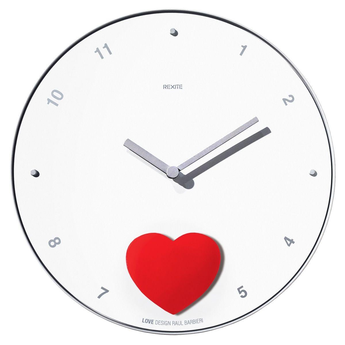 Rexite – Appuntamento - Love - Wall Clock design Raul Barbieri In New Condition For Sale In Alcamo, IT