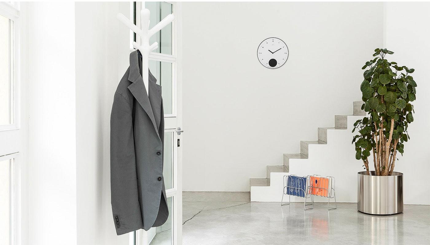 Italian Rexite – Appuntamento - White - Wall Clock design Raul Barbieri For Sale