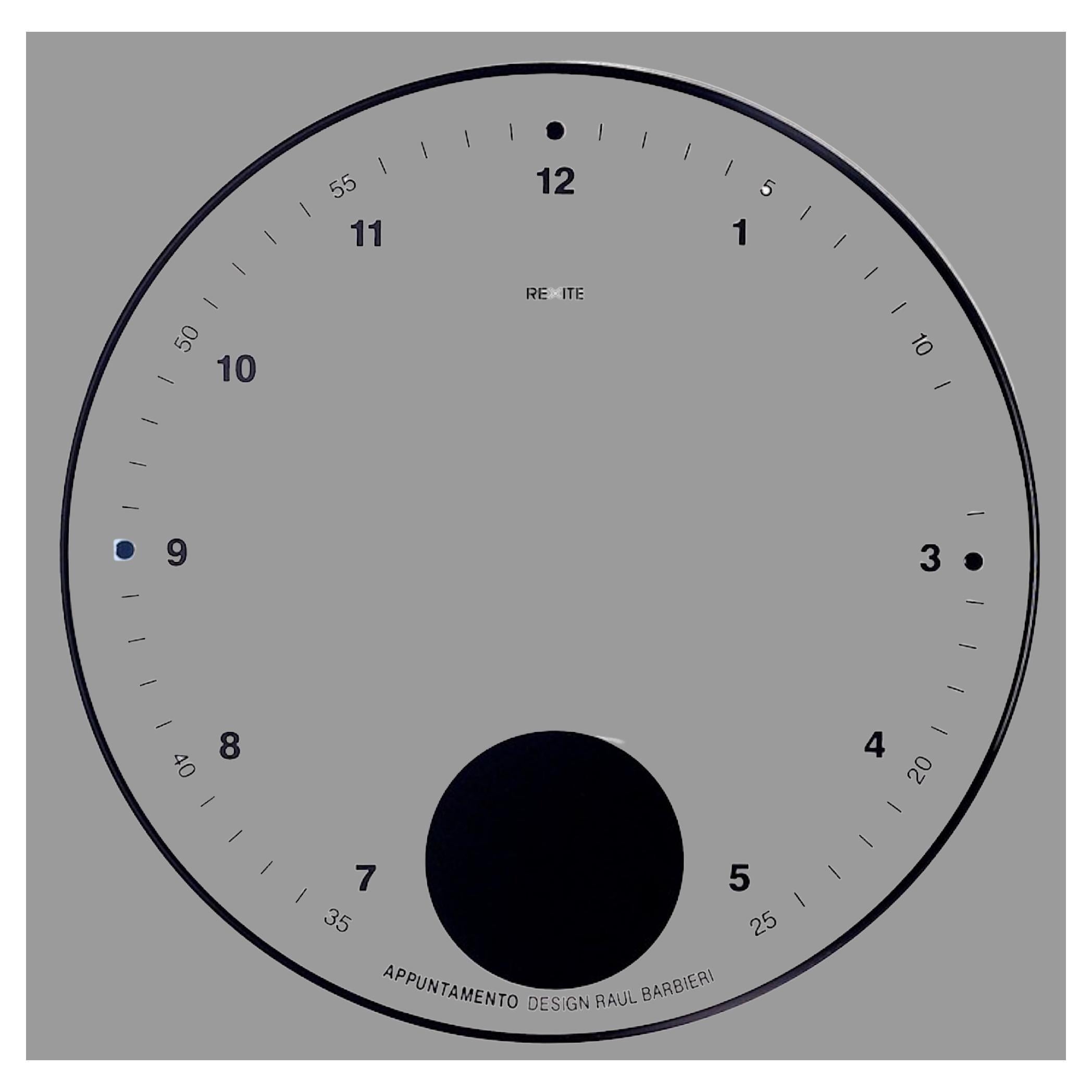 Rexite – Appuntamento - White - Wall Clock design Raul Barbieri