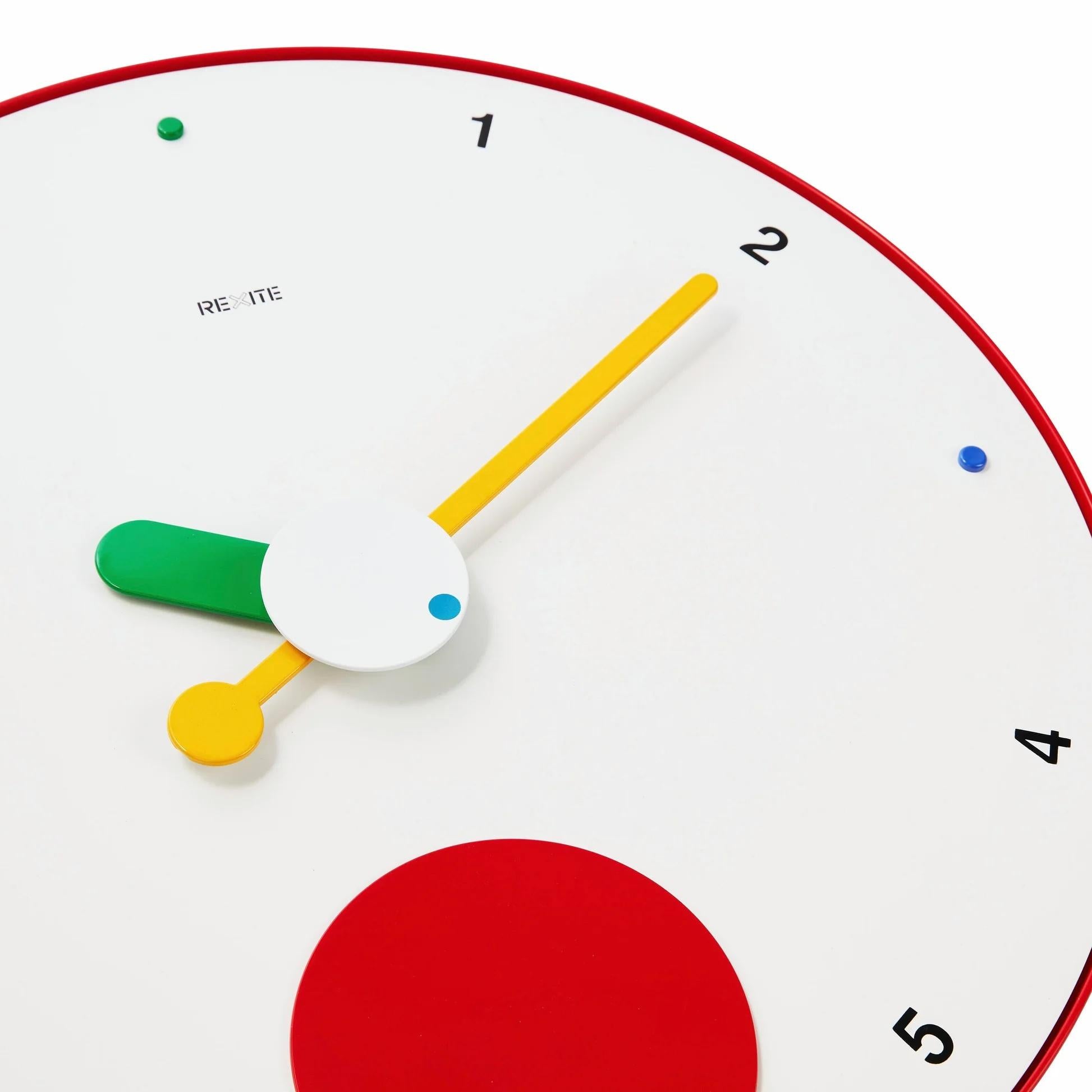 Rexite – Contrattempo - White - Wall Clock design Raul Barbieri In New Condition For Sale In Alcamo, IT