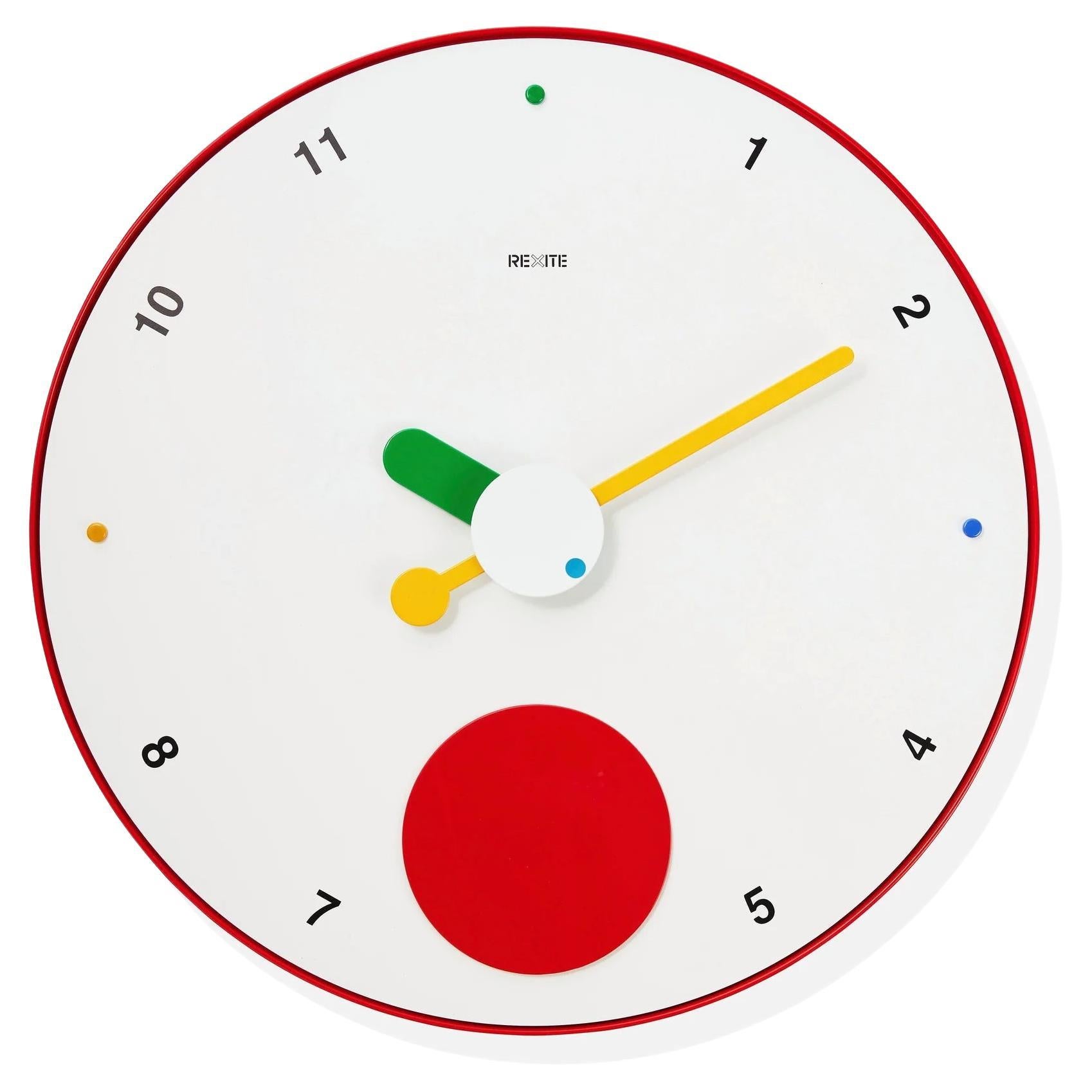 Rexite – Contrattempo - White - Wall Clock design Raul Barbieri