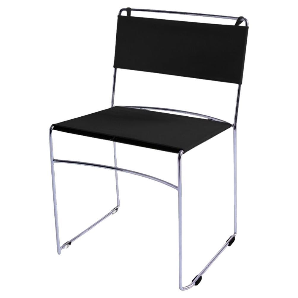 Rexite Delfina – Stackable Chair by Enzo Mari (Kvadrat Field 2, Black)