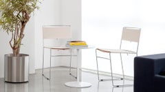 Rexite Delfina – Stackable Chair by Enzo Mari (Kvadrat Field 2, Ivory)