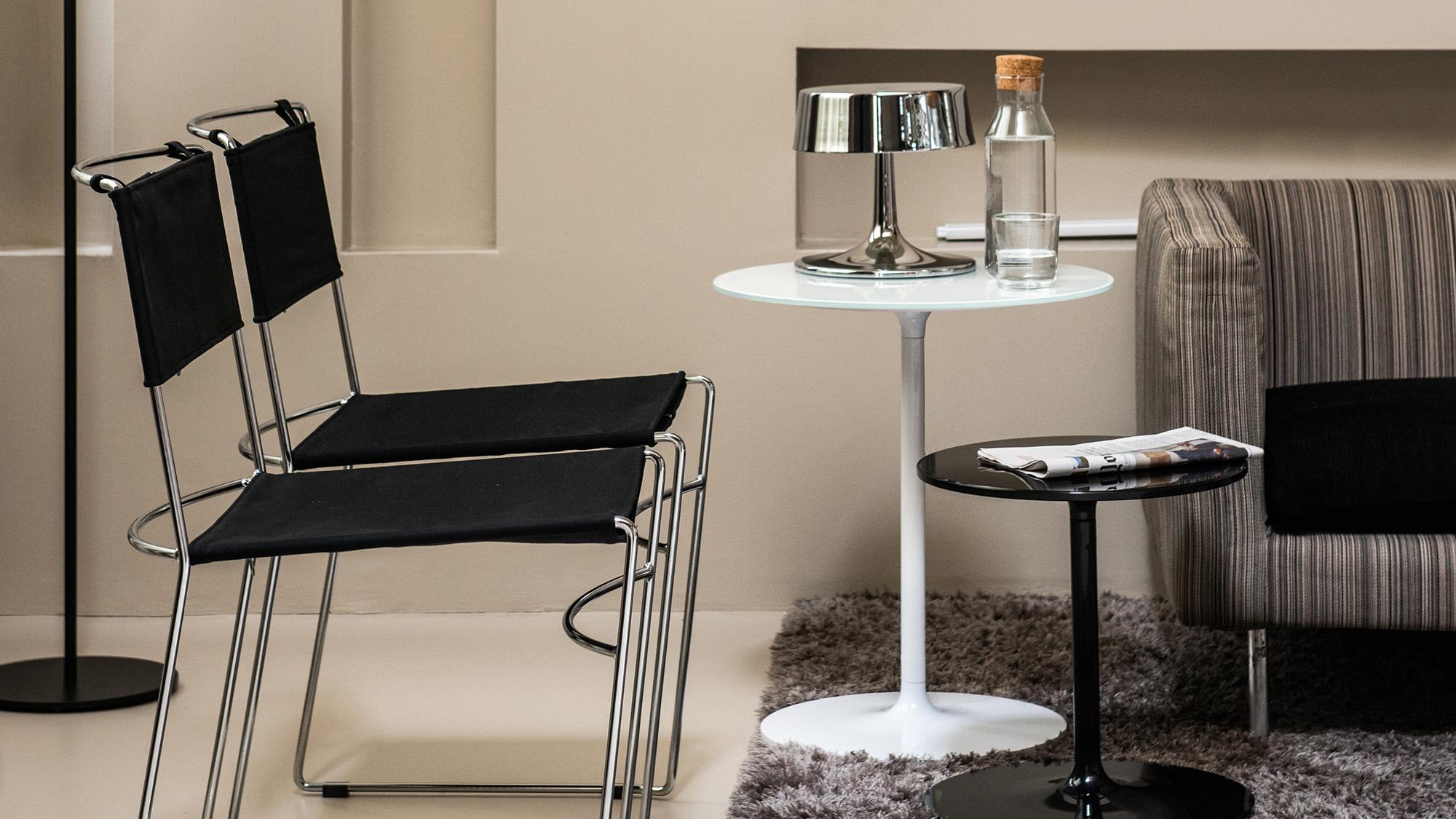 Contemporary Rexite Delfina – Stackable Chair by Enzo Mari (Kvadrat Field 2, Ivory) For Sale