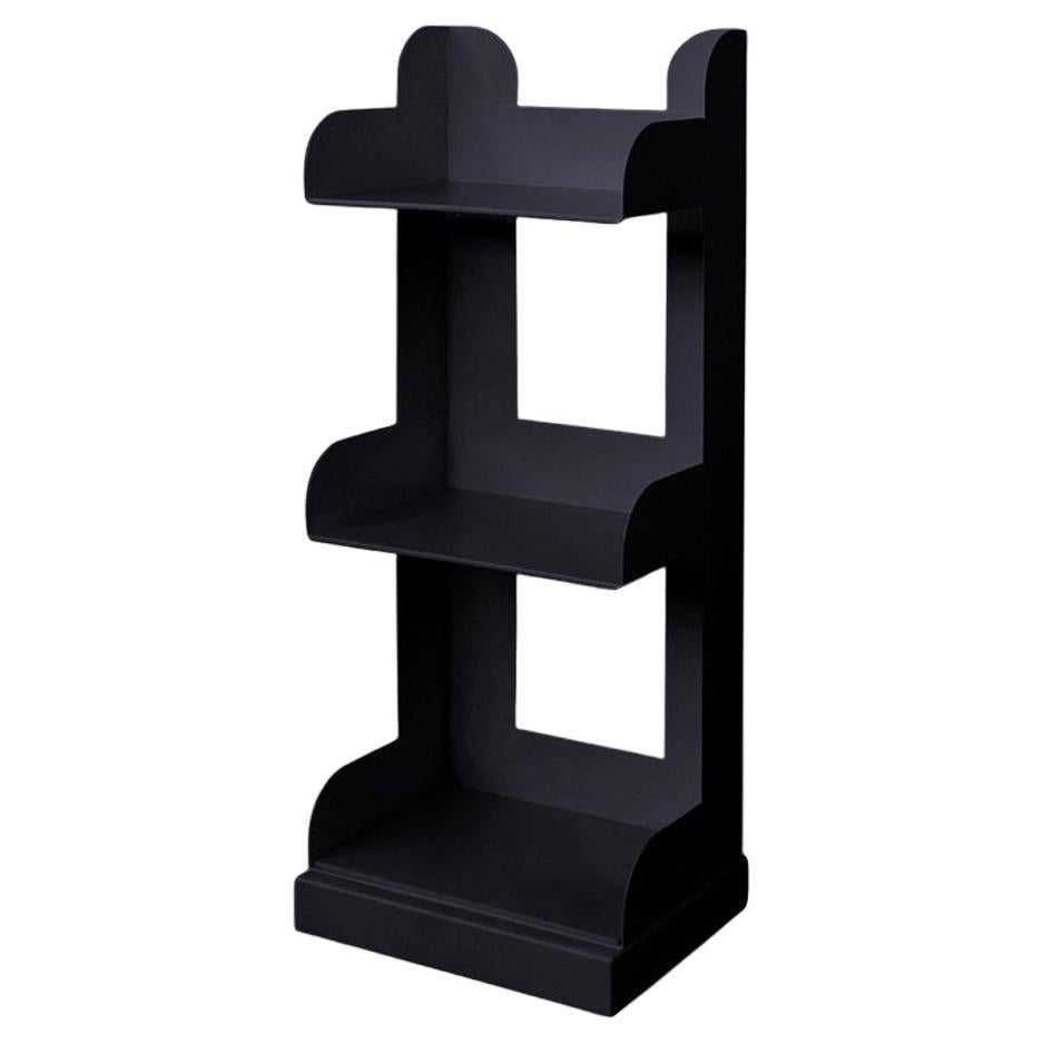 Rexite Venezia – Free-Standing Bookcase design Enzo Mari - Black - 3 Shelves