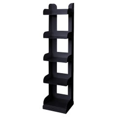 Rexite Venezia – Free-Standing Bookcase design Enzo Mari - Black - 5 Shelves