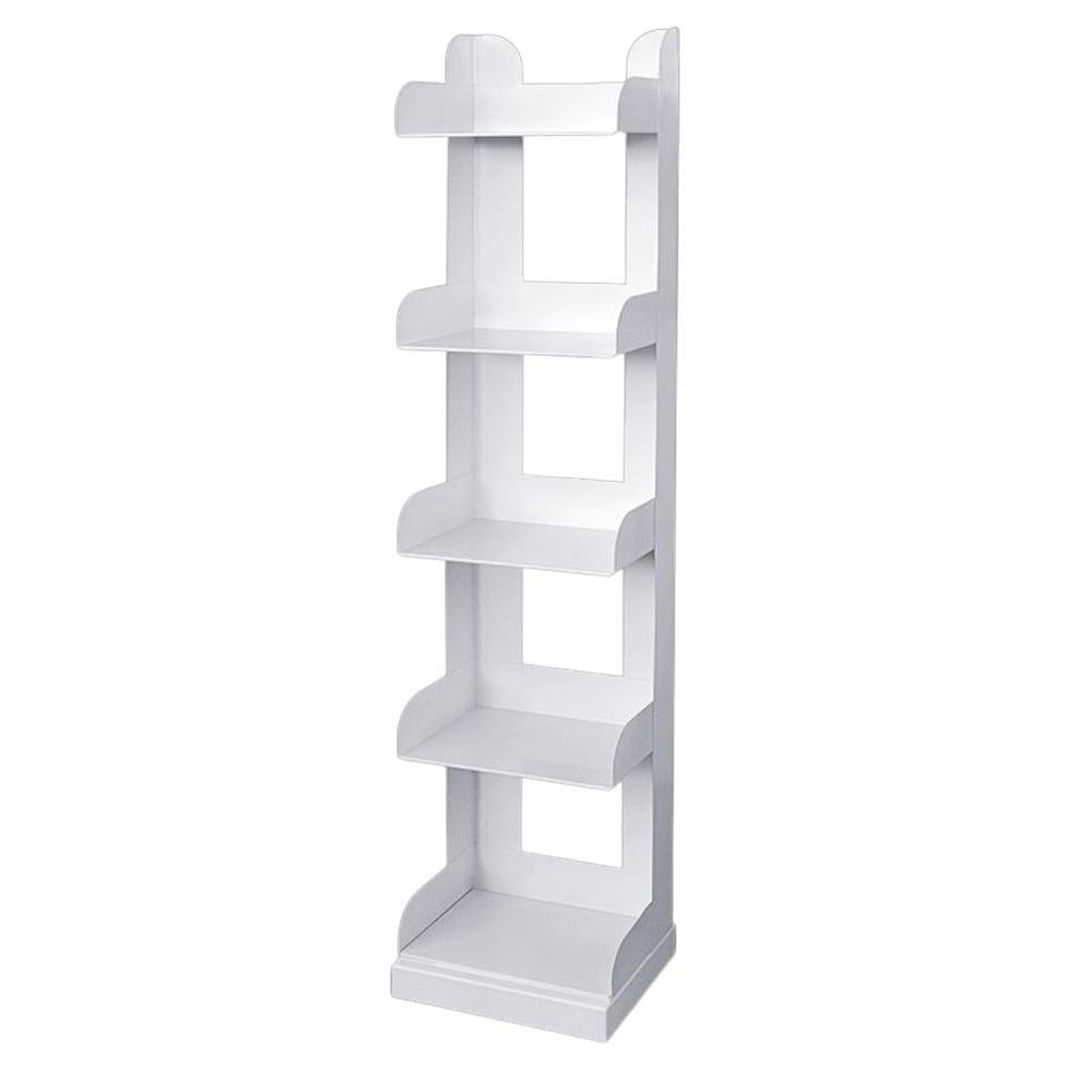 Rexite Venezia – Free-Standing Bookcase design Enzo Mari - White - 5 Shelves