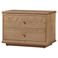 Rey Bedside Table, in Summer Aged Oak, by August Abode