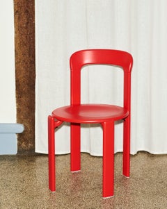 Rey Chair Scarlet Red by Bruno Rey for Dietiker, in Collaboration with Hay