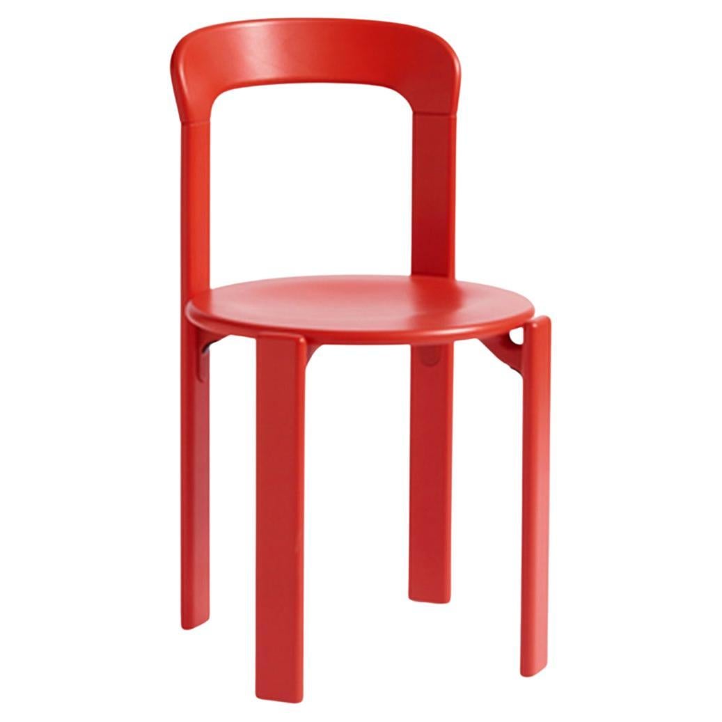 Rey Chair Scarlet Red by Bruno Rey for Dietiker, in Collaboration with Hay