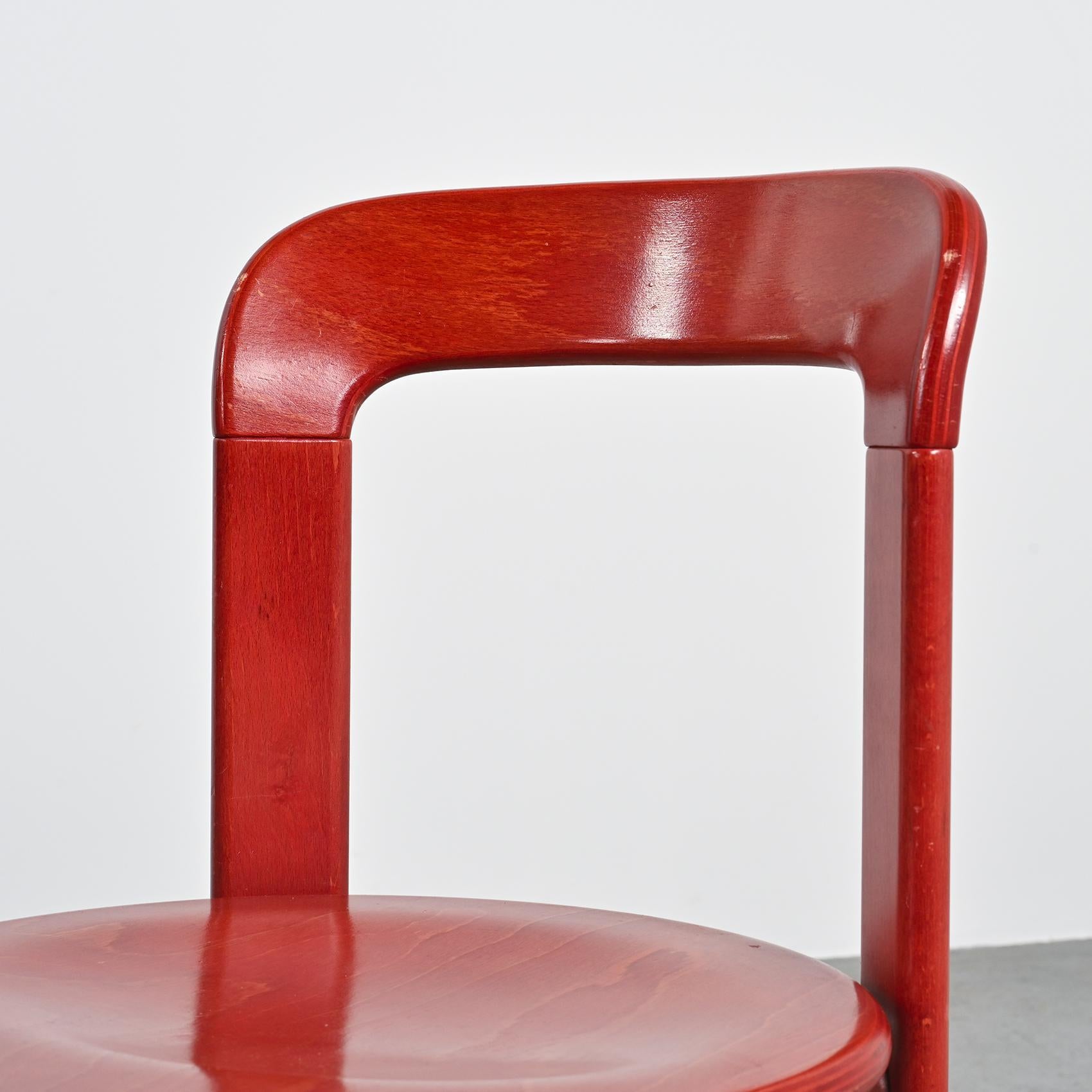 Rey Stühle von Bruno Rey, Dietiker 1971, 4er-Set im Zustand „Gut“ im Angebot in VILLEURBANNE, FR