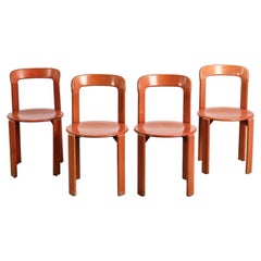 Rey Chairs by Bruno Rey, Dietiker 1971, Set of 4